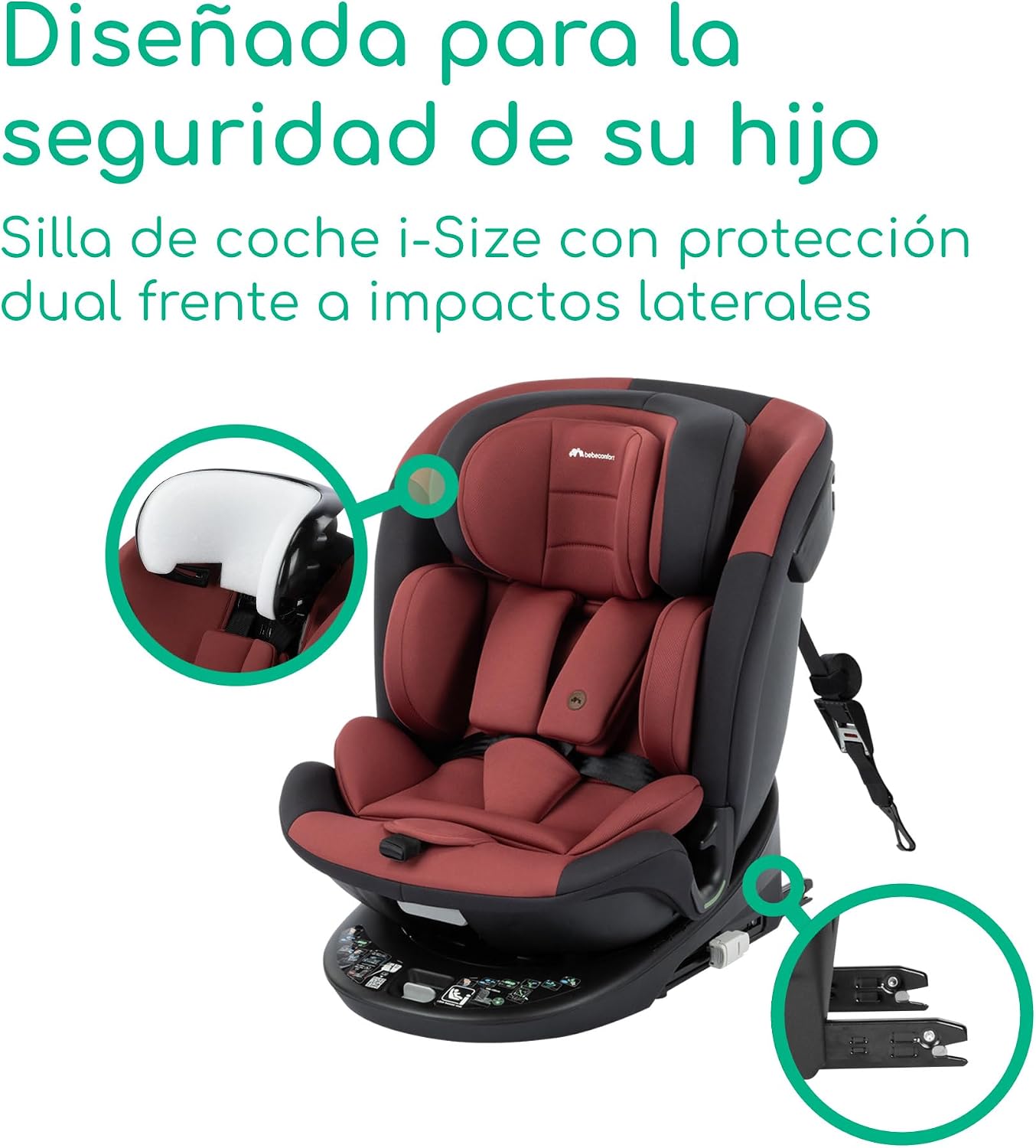 Thumbnail 3 de Bebeconfort RevolveFix 360 i-Size: seggiolino auto girevole 0-36 Kg, ISOFIX con Top Tether