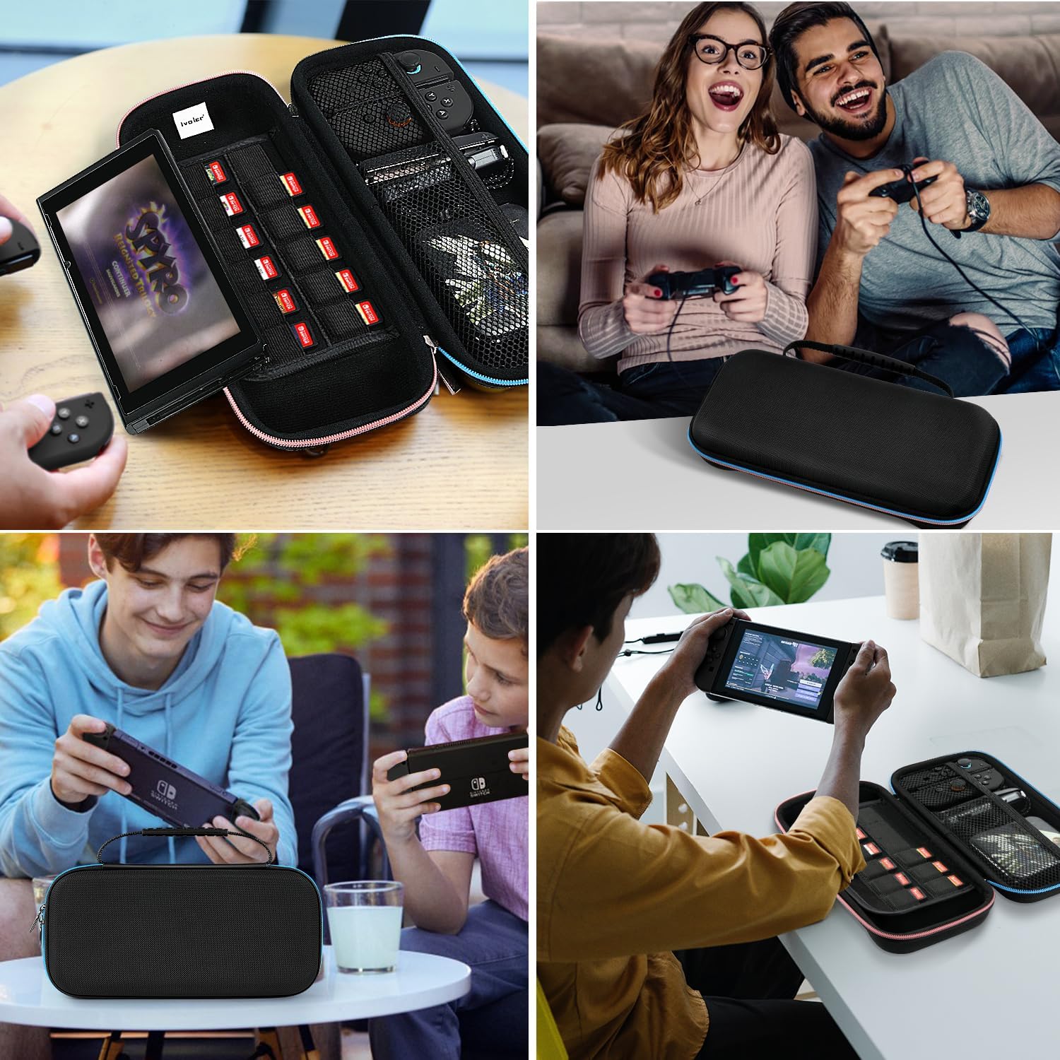Thumbnail 6 de ivoler Funda para Nintendo Switch 2 🧳 Estuche con 12Cartuchos