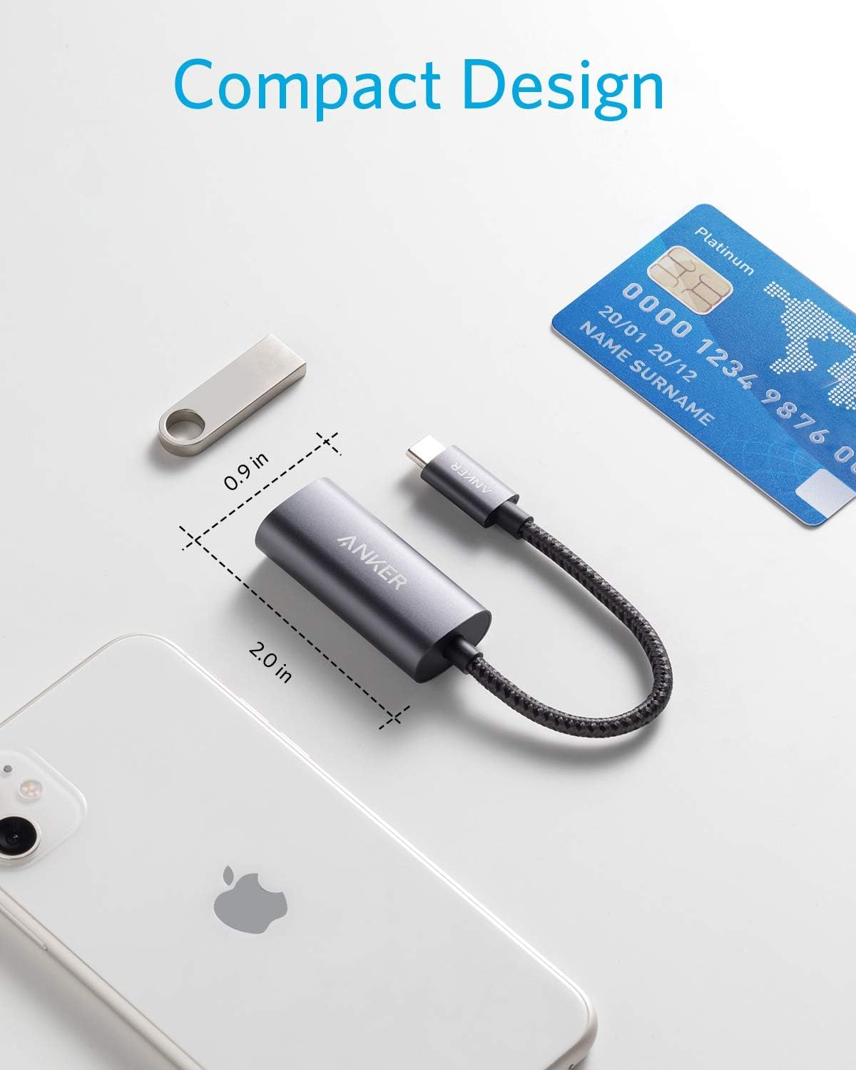 Thumbnail 5 de Anker USB C to Ethernet Adapter 1 Gbps 📡