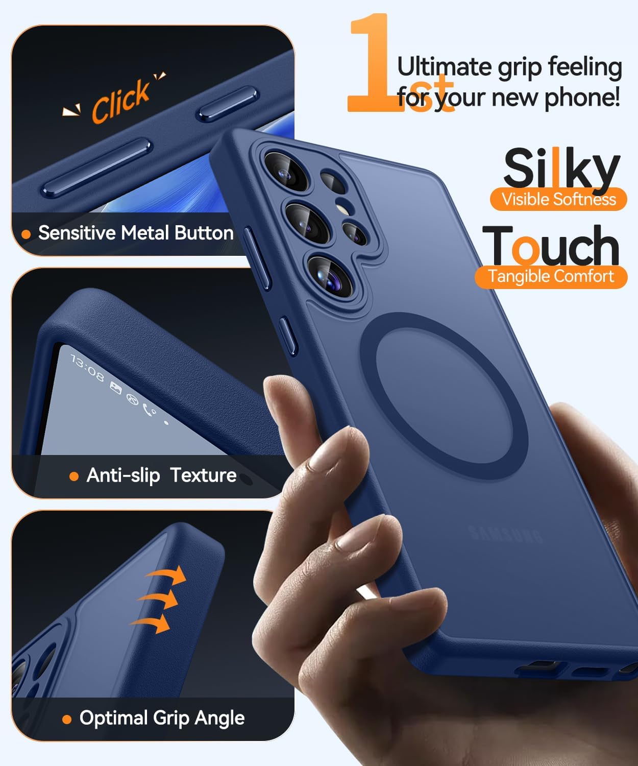 Thumbnail 6 de CANSHN Magnetic Case for Galaxy S25 Ultra 6.9 inch