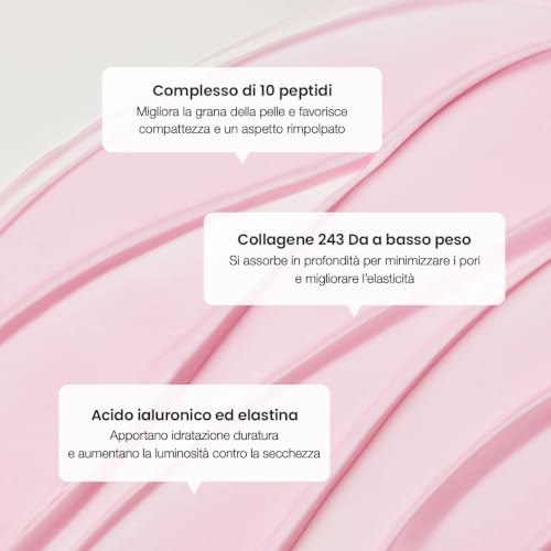 Detalle de BIODANCE Crema Viso ai Peptidi di Collagene – Idratante e Perfezionatrice Porí, 50ml