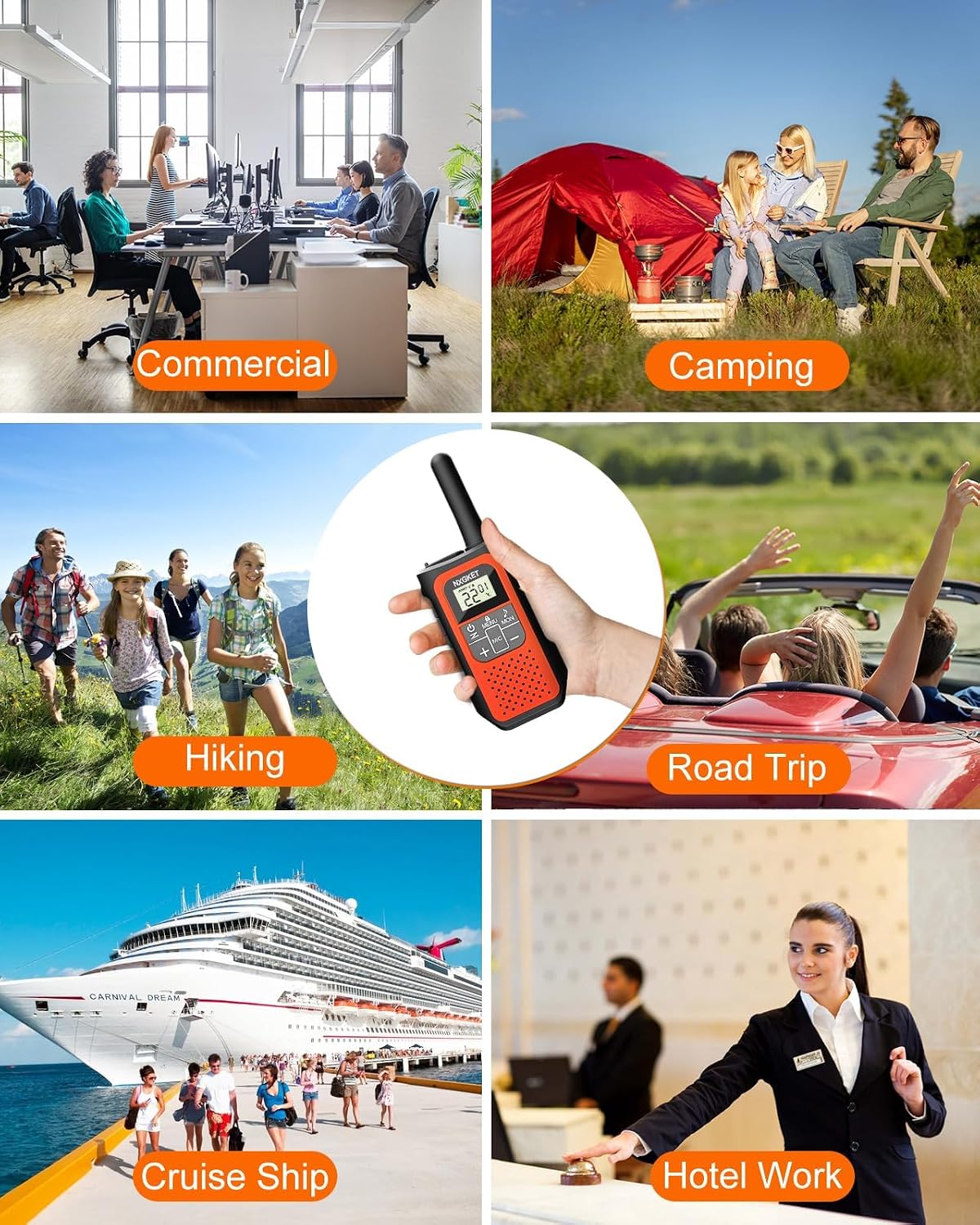 Detalle 2 de NXGKET Walkie-talkies 2-pack