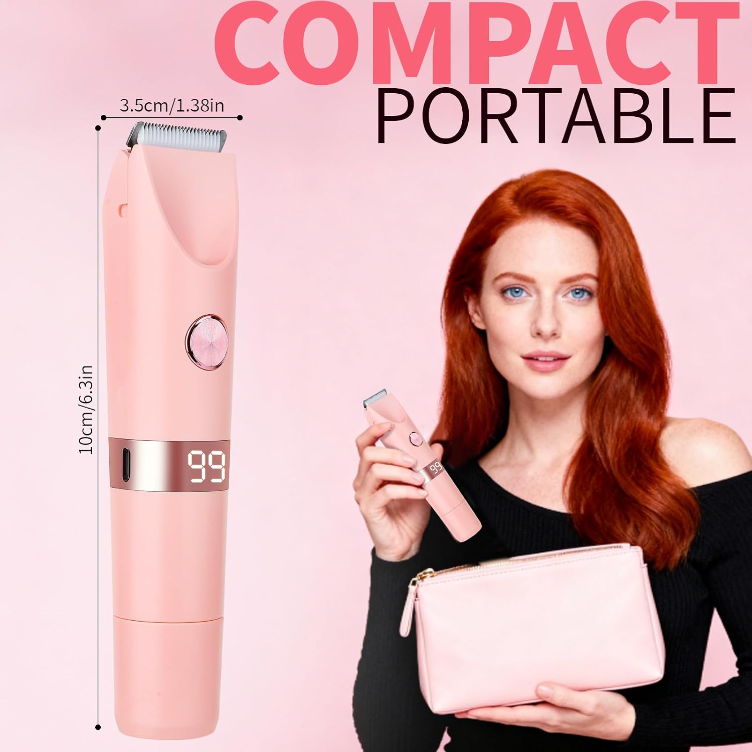 Thumbnail 6 de Beanify Épilateur 2 en 1 pour bikini et visage – Étanche IPX7, LED et recharge USB