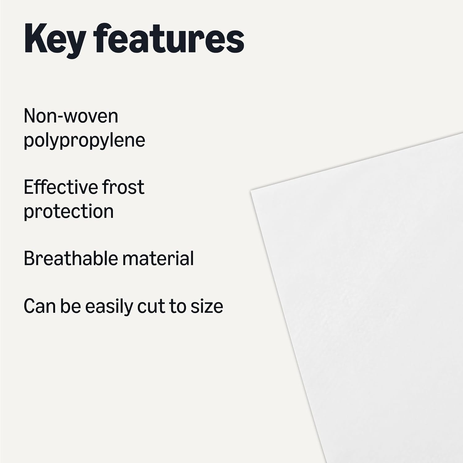 Thumbnail 1 de Amazon Basics Plant Covers 10x30ft White – Frost Protection for Plants