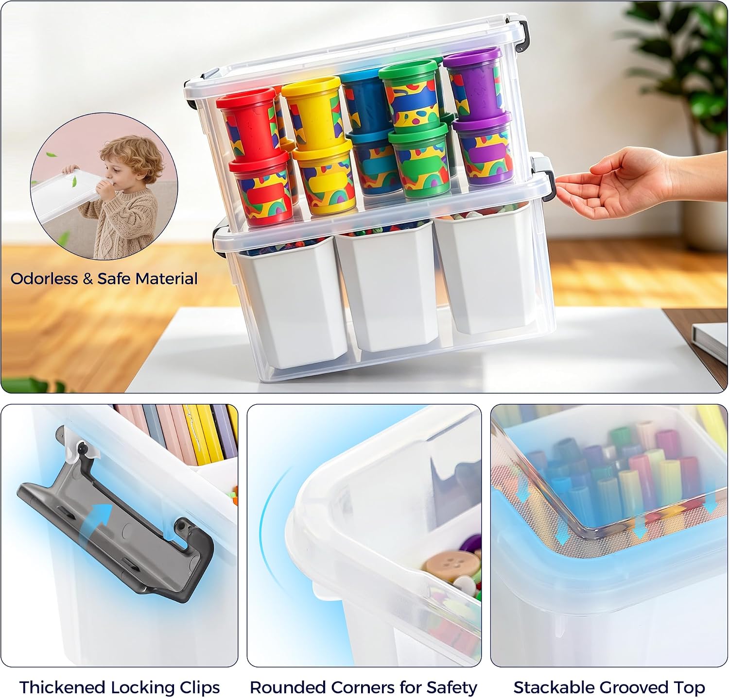 Detalle de Bienvoun Marker Organizer, 17 QT