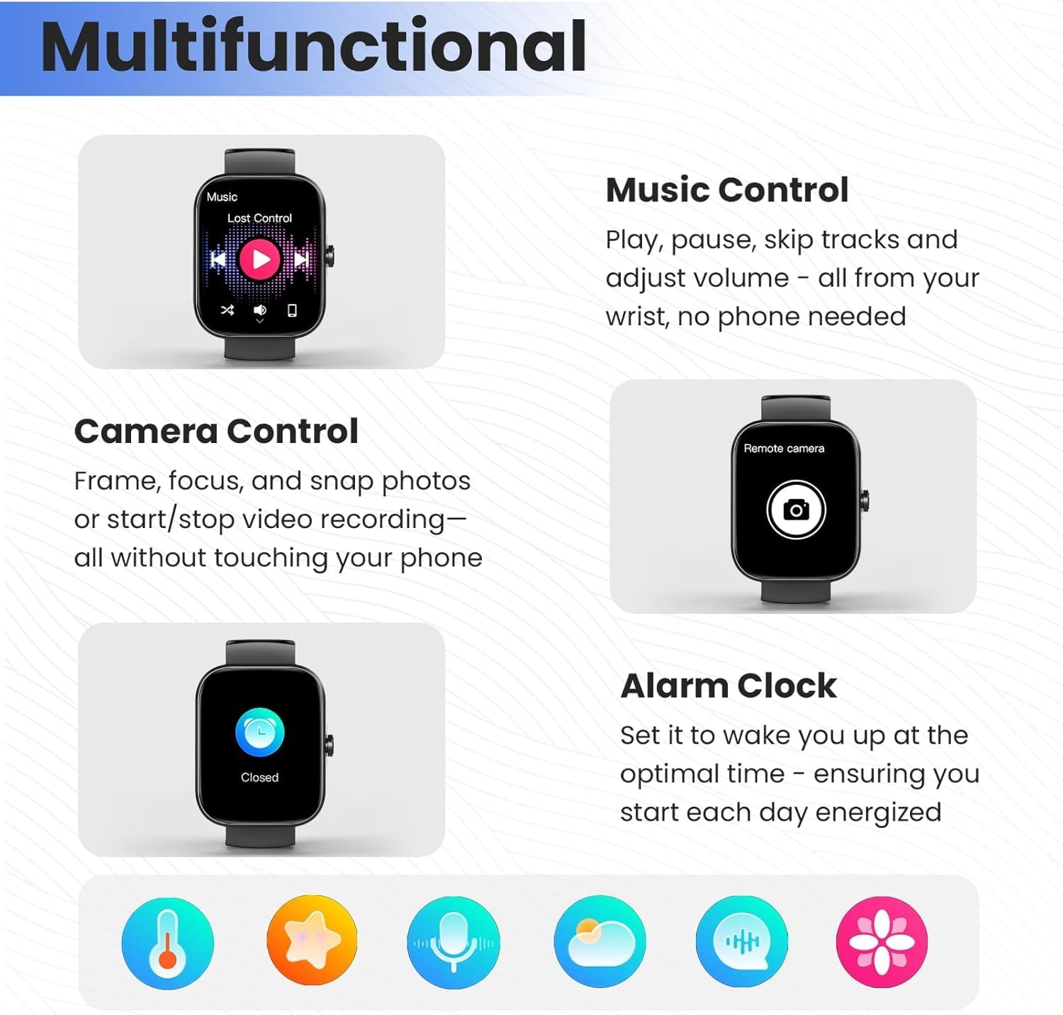 Thumbnail 6 de Smart Watch for Men & Women with 1.91" HD Touch Screen, Bluetooth Calling and 100+ Sport Modes