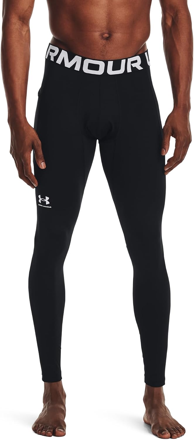 Detalle 2 de Under Armour Baselayer Leggings Herren – zweilagig mit ultrawarmem, gebürstetem Innenfutter