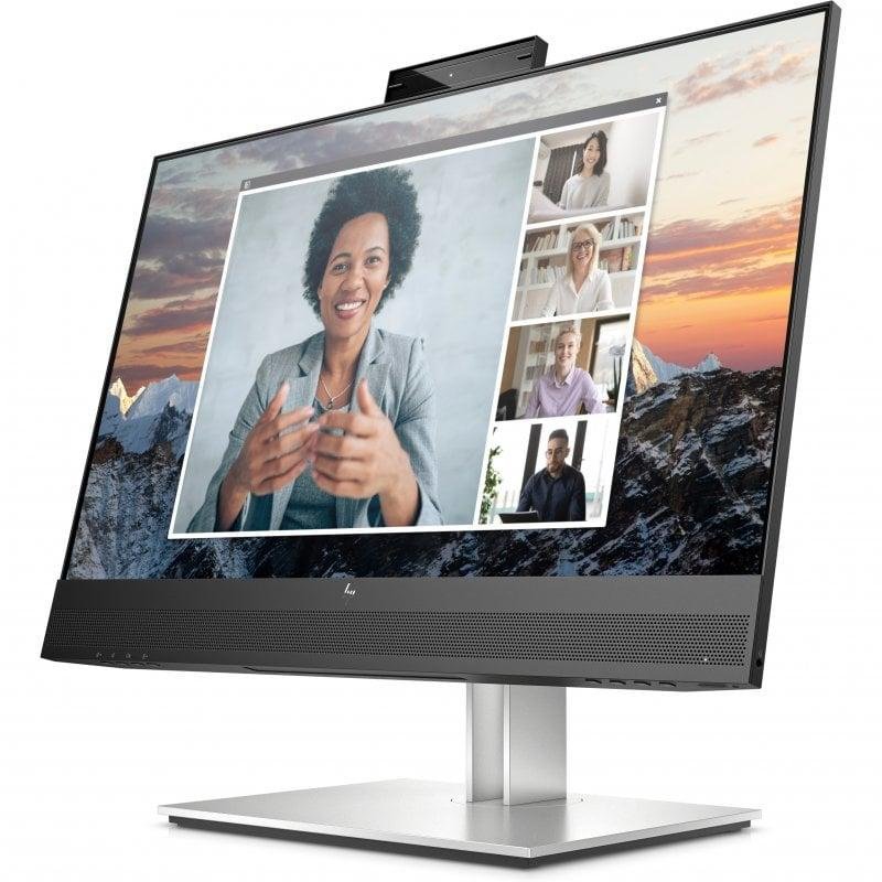Detalle 2 de HP E24m G4: monitor profesional 23,8" con USB-C, webcam y altavoces para videoconferencias