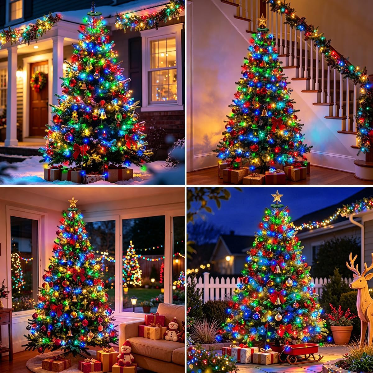 Thumbnail 6 de DREAMLAND DRCR100 Christmas Tree Topper Lights, 240 Multicolour LEDs, 8 Modes