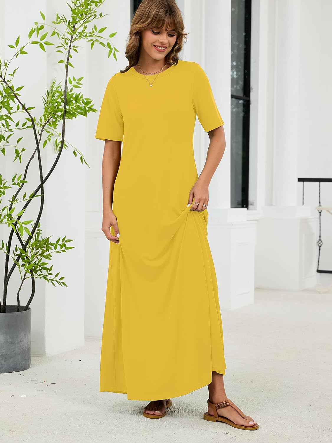 Detalle de KORSIS Maxi Dress