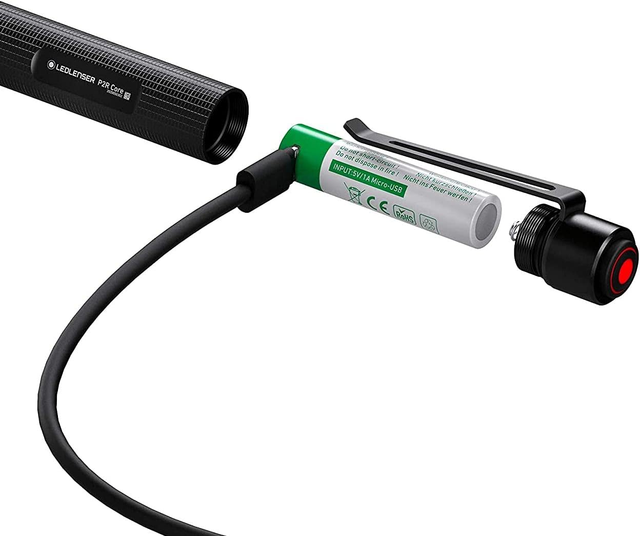 Thumbnail 1 de Ledlenser P2R Core: Compact Rechargeable Penlight for Precision Tasks