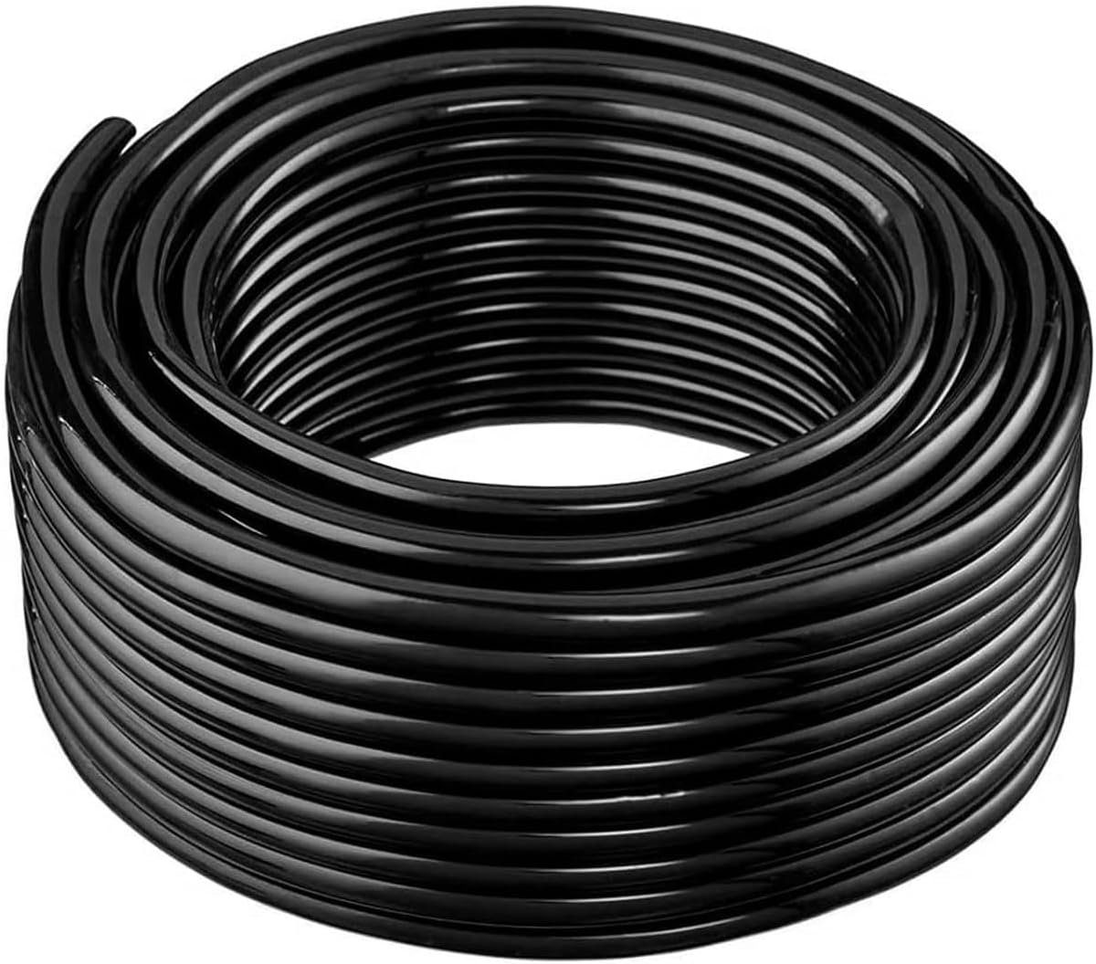 Detalle de Tesmotor Micro Drip Irrigation Tube 4mm ID / 6mm OD, 20M UV‑Proof PVC Hose for DIY Irrigation