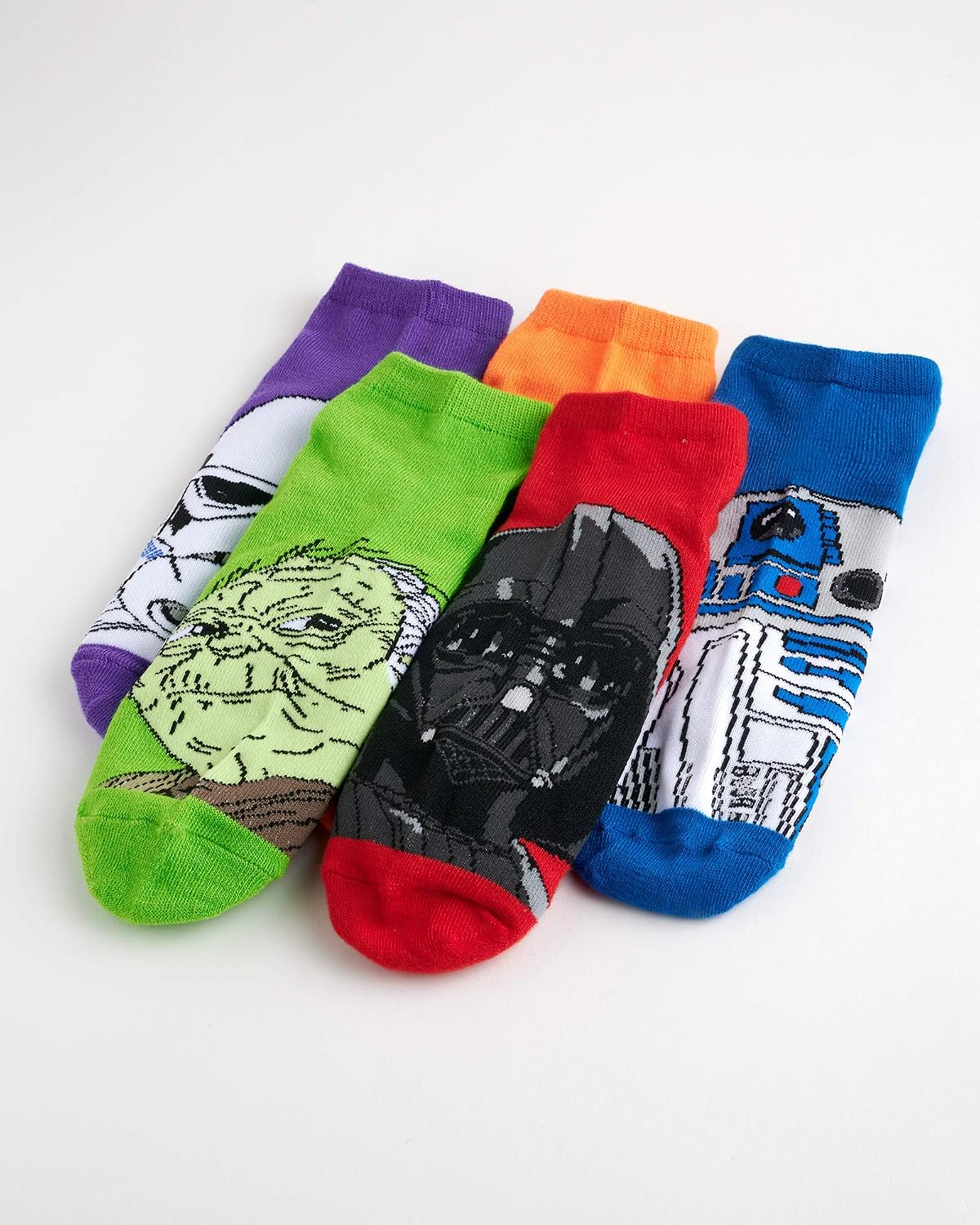 Detalle 2 de Star Wars Classic 5-pack osynliga herrstrumpor med olika tryck