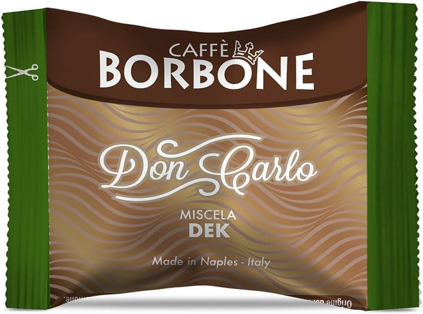 Thumbnail 1 de Caffè Borbone Don Carlo ☕️ Cápsulas Descafeinadas 100 Compatibles Lavazza