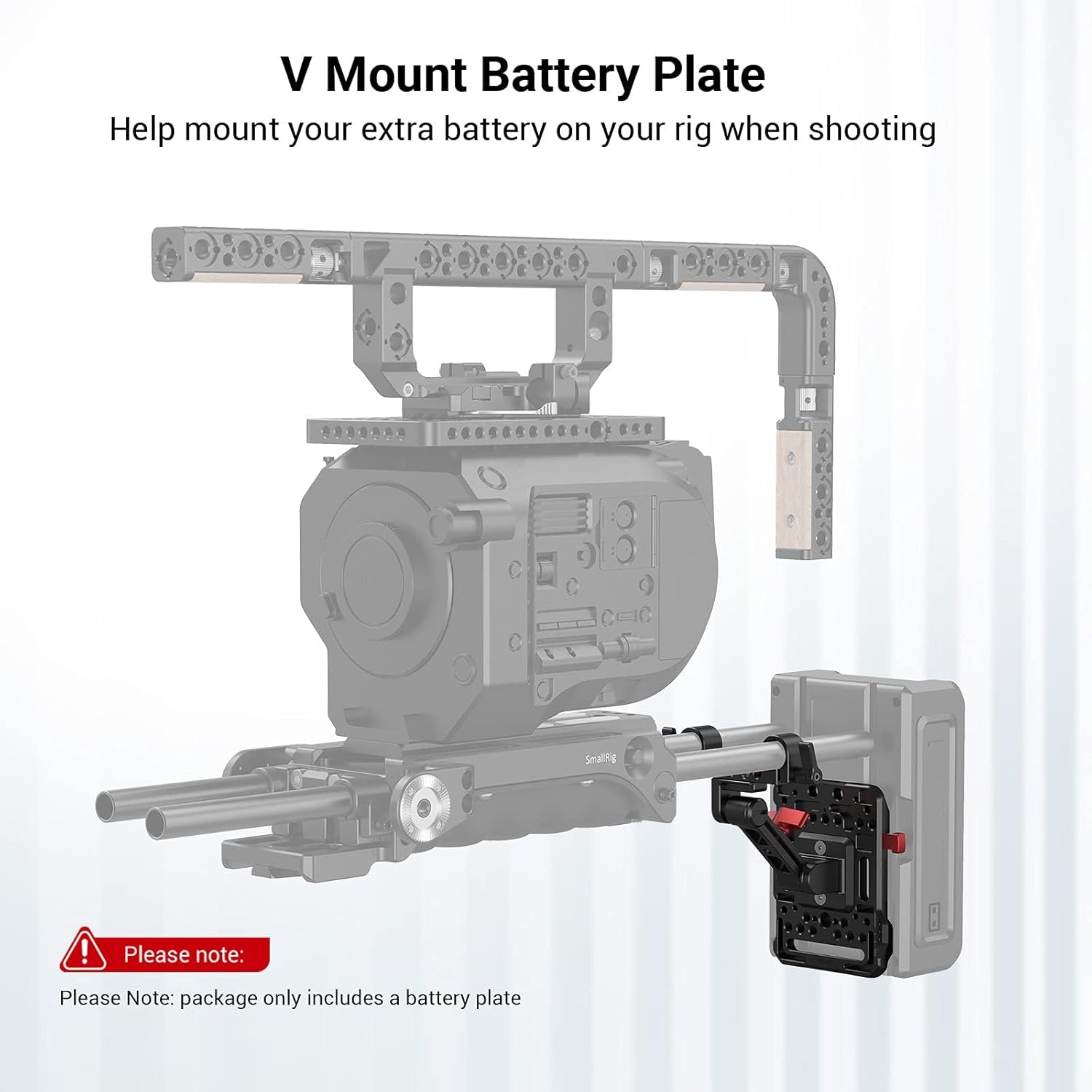 Thumbnail 1 de SMALLRIG V Mount Plaque avec Bras Réglable – 2991
