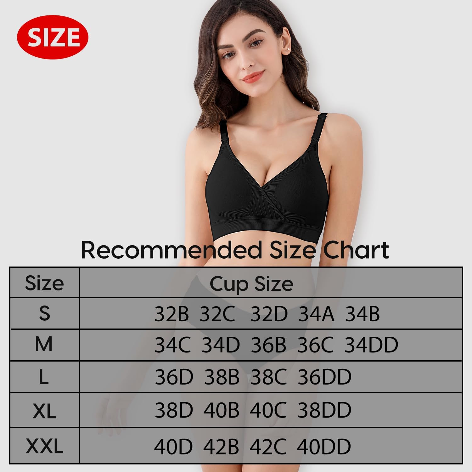 Thumbnail 4 de Nursing bra 3 pack V Neck