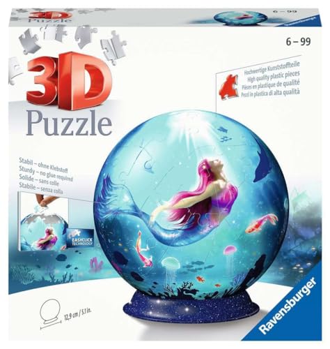 Detalle de Puzzle 3D Ravensburger Les sirènes 72 pièces ⚙