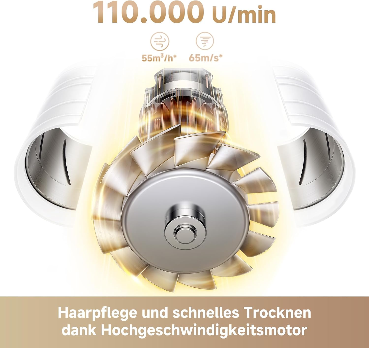 Thumbnail 6 de MOVA Turbo High-Speed Haartrockner 110000 U/min