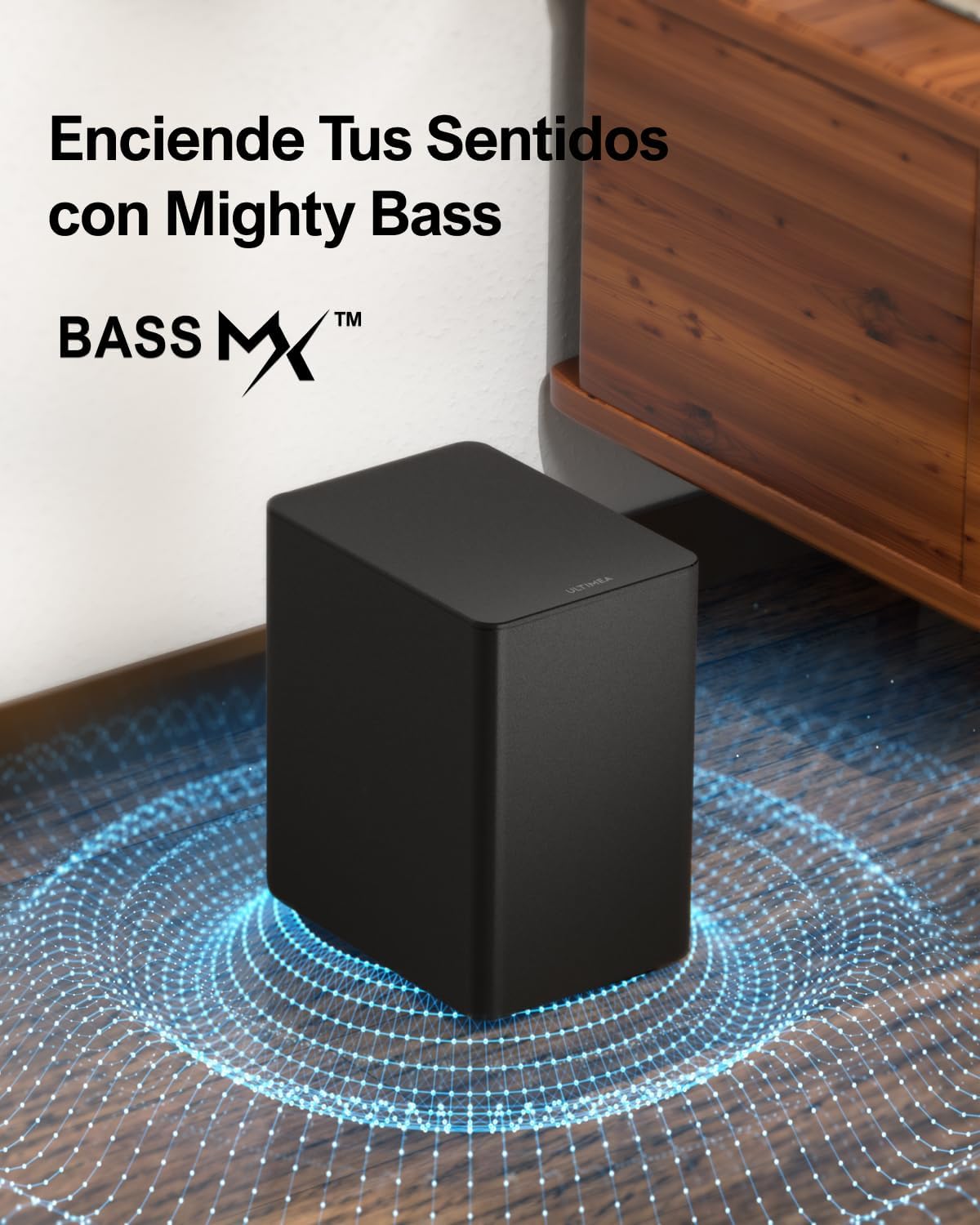 Detalle de Ultimea Poseidon D60 barra de sonido 5.1 Atmos