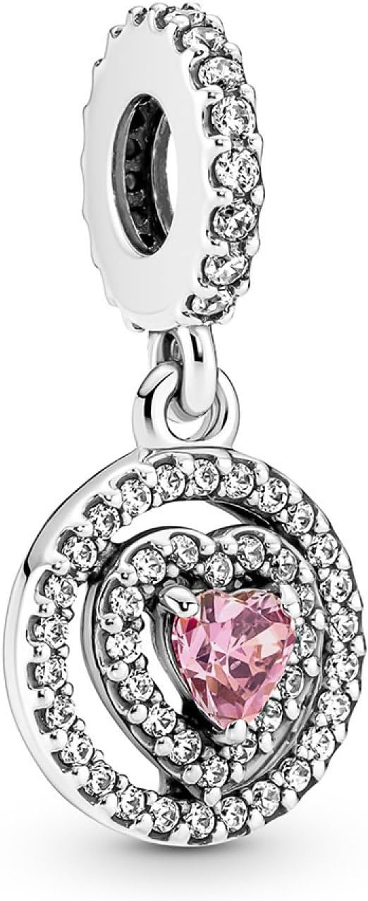 Detalle 2 de Pandora 291445C01 – Boucles d'oreille cœur lumineux en argent sterling 925