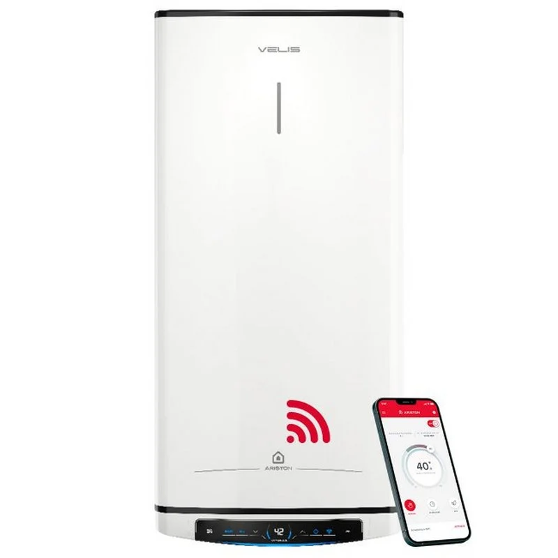 Detalle de Ariston Velis Pro WiFi termo eléctrico inteligente 80 L