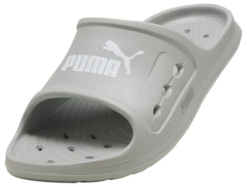 Detalle de PUMA Divecat Dry Chancla Unisex – DRY Gray/Echo-White, Talla 40.5