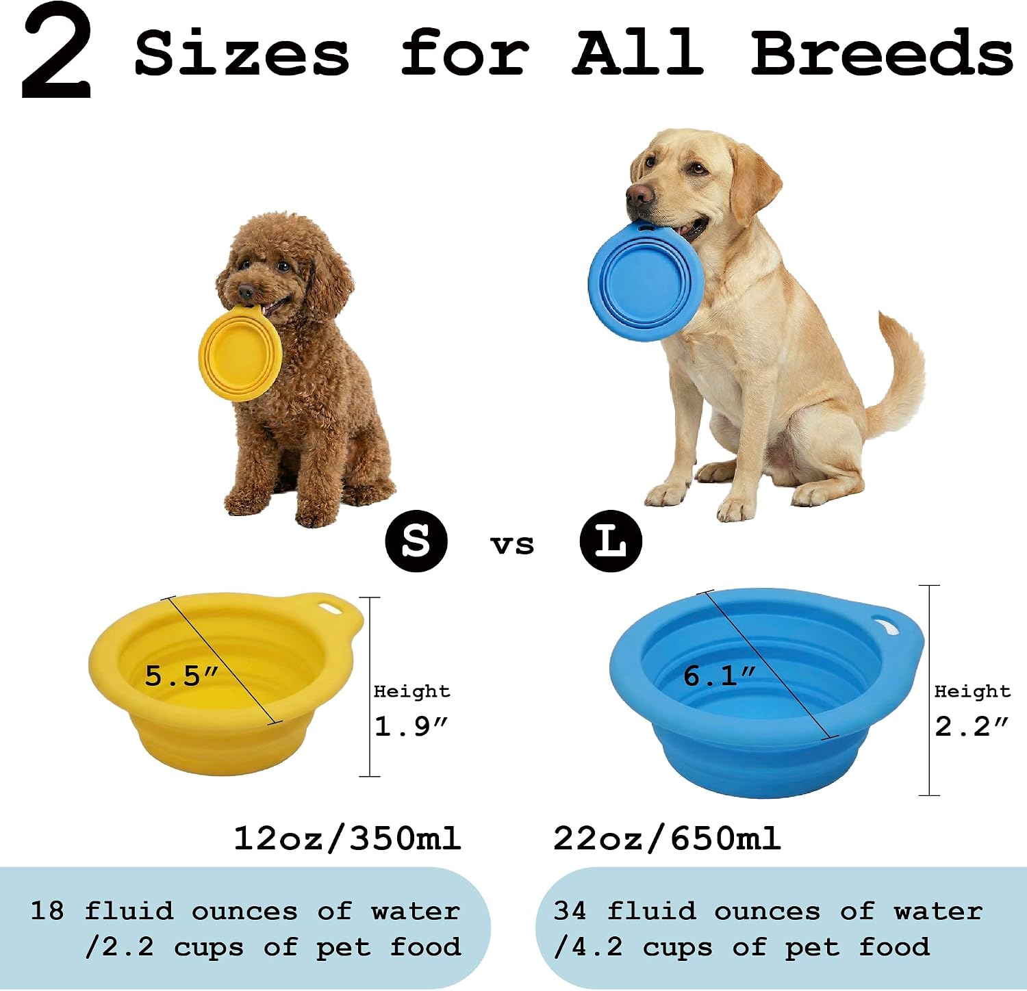 Thumbnail 3 de gogout Collapsible Dog Bowl 22oz