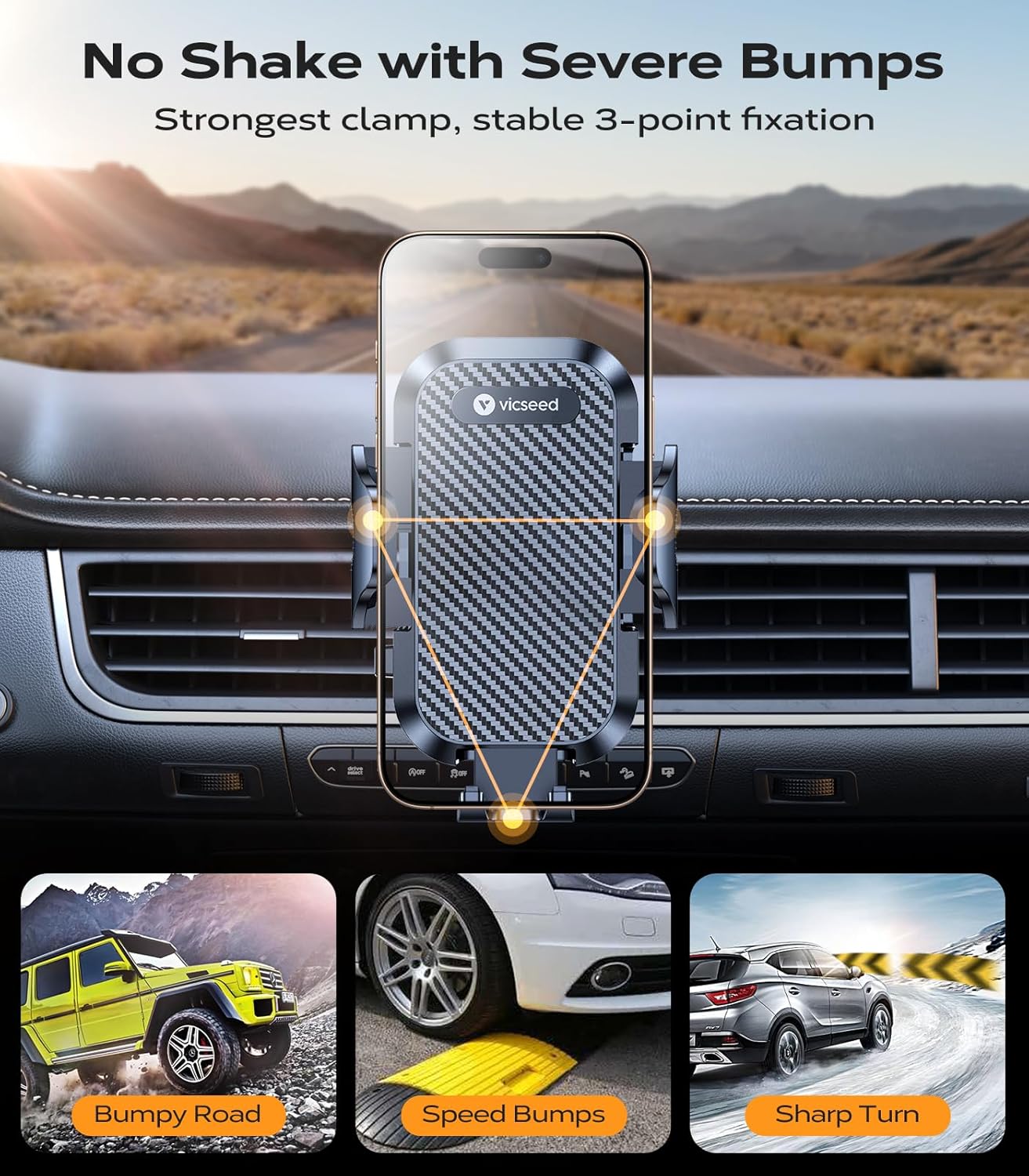 Detalle 1 de VICSEED 2026 Car Phone Holder