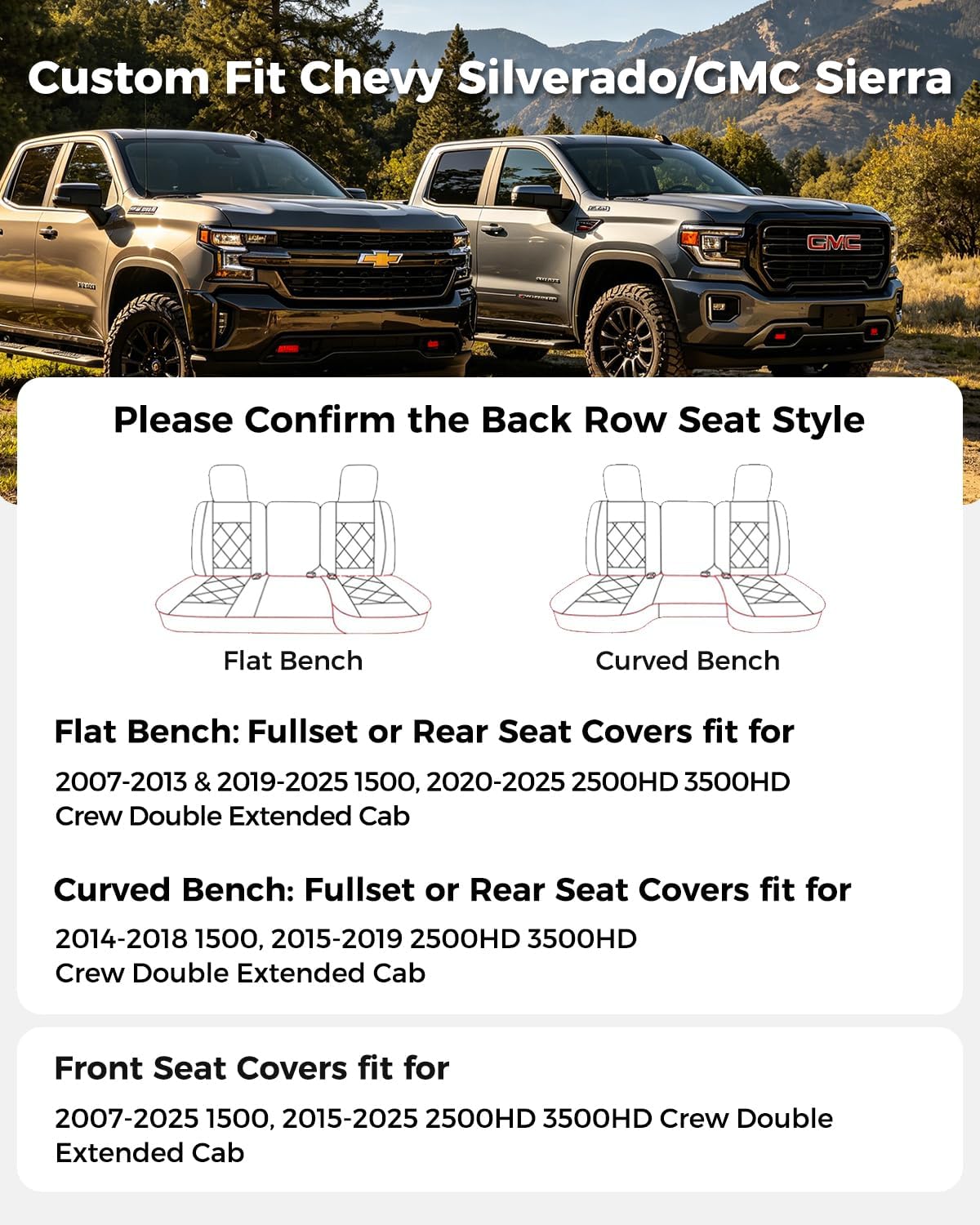 Detalle 2 de Huidasource Truck Seat Covers Faux Leather