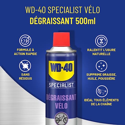 Thumbnail 1 de WD-40 SPECIALIST Dégraissant Vélo 500 ml — efficacité et simplicité pour l’entretien des composants