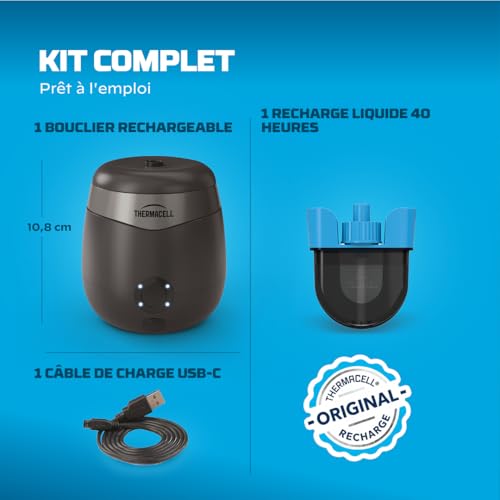 Thumbnail 6 de THERMACELL Bouclier Anti Moustiques et Moustiques Tigres – 29 m², Rechargeable