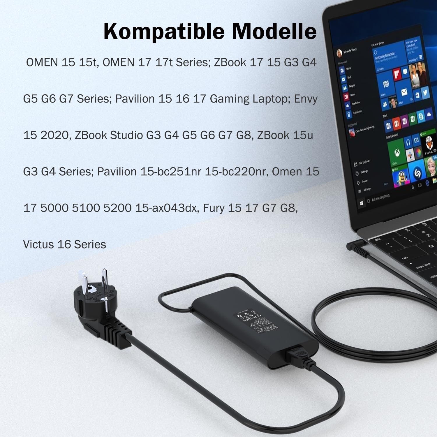 Thumbnail 3 de VUOHOEG 200W Laptop Netzteil HP Pavilion