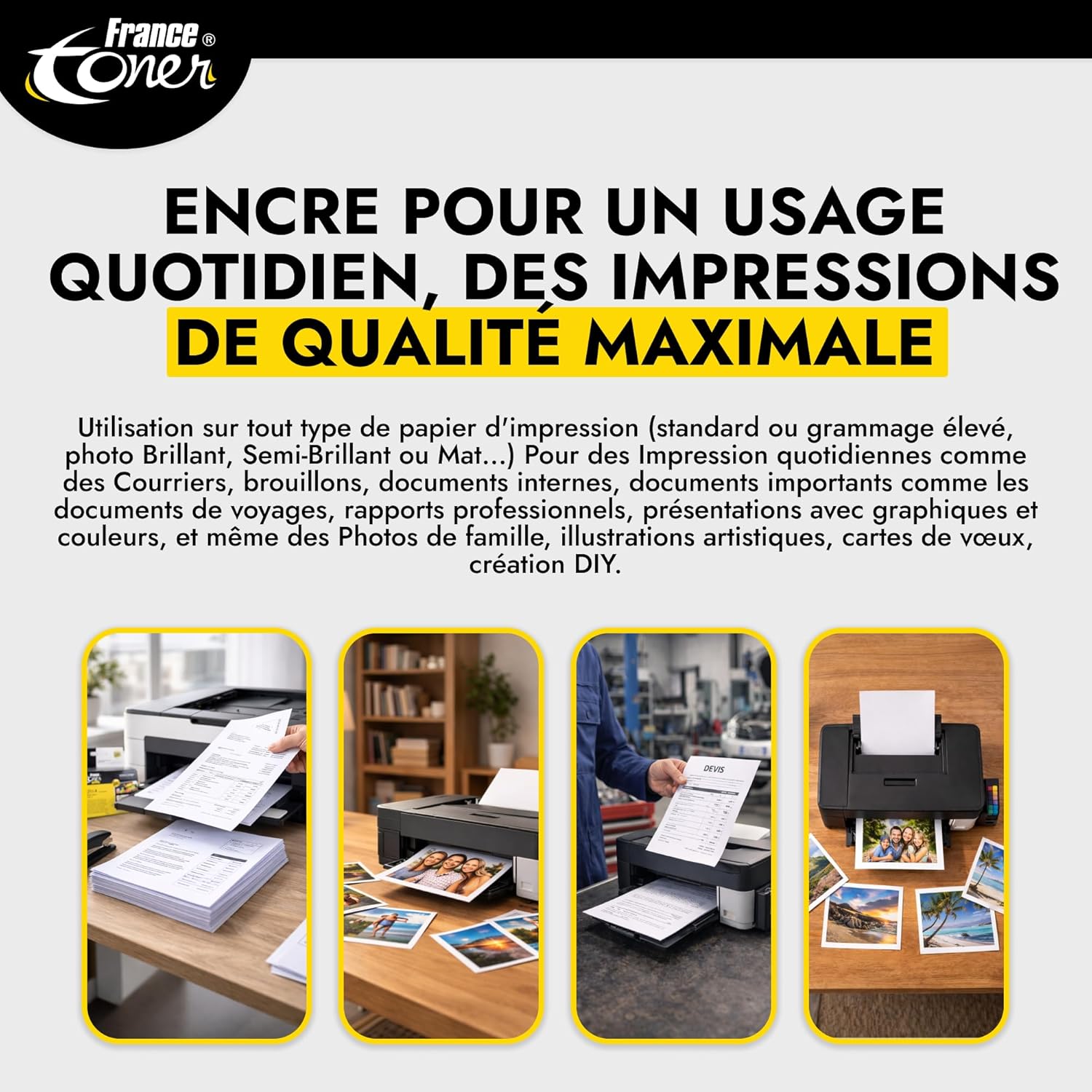 Thumbnail 3 de FranceToner TN-423 Magenta Haute Capacité – Toner Compatible Brother TN423 pour DCP L8410CDW, HL L8260, MFC L8690CDW