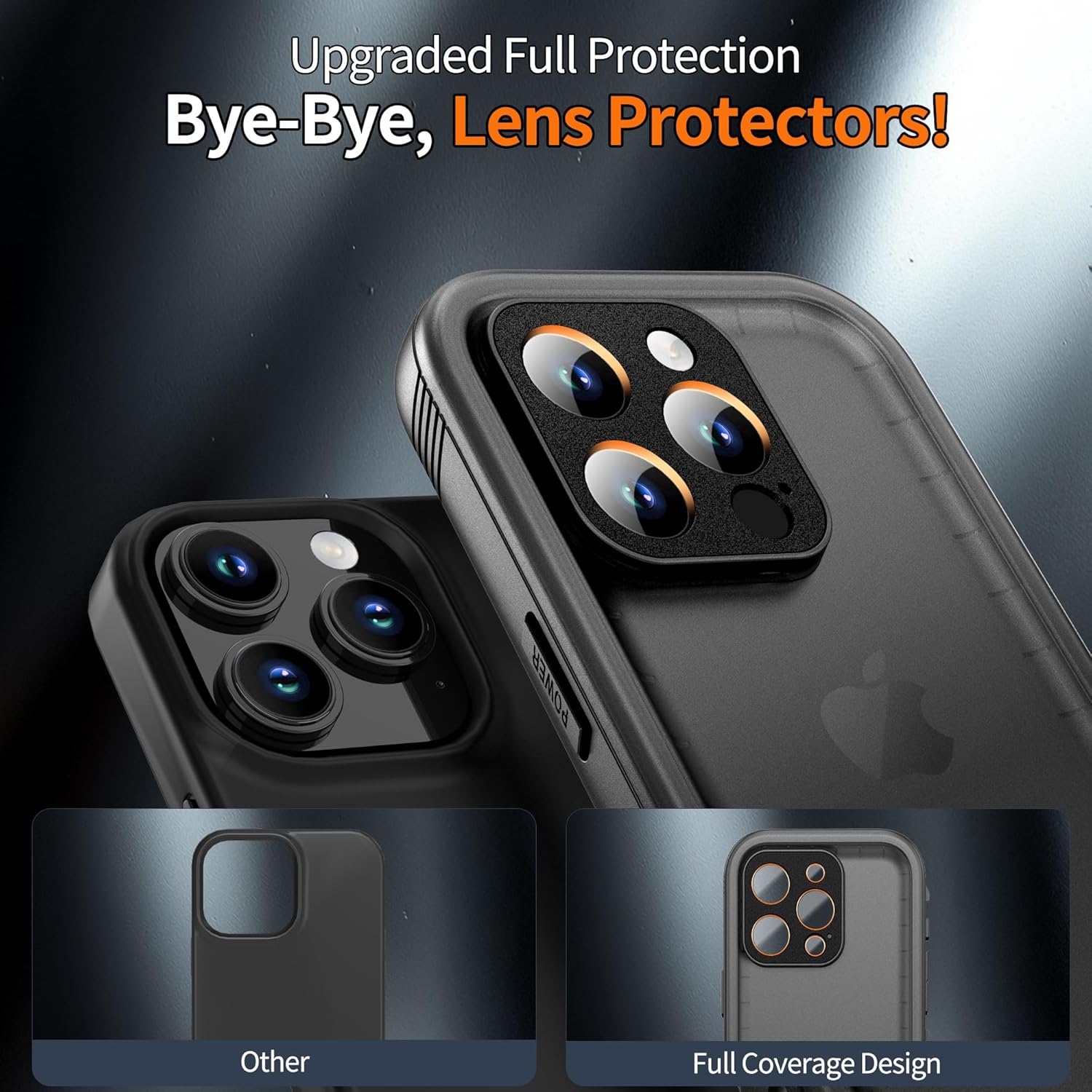 Detalle de Cozycase for iPhone 15 Pro Max Waterproof Case with Screen and Camera Protector