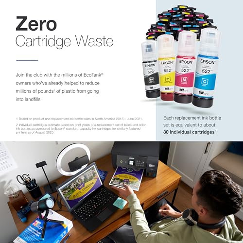 Thumbnail 3 de Epson EcoTank ET-2800 Wireless Color All-in-One Supertank Printer