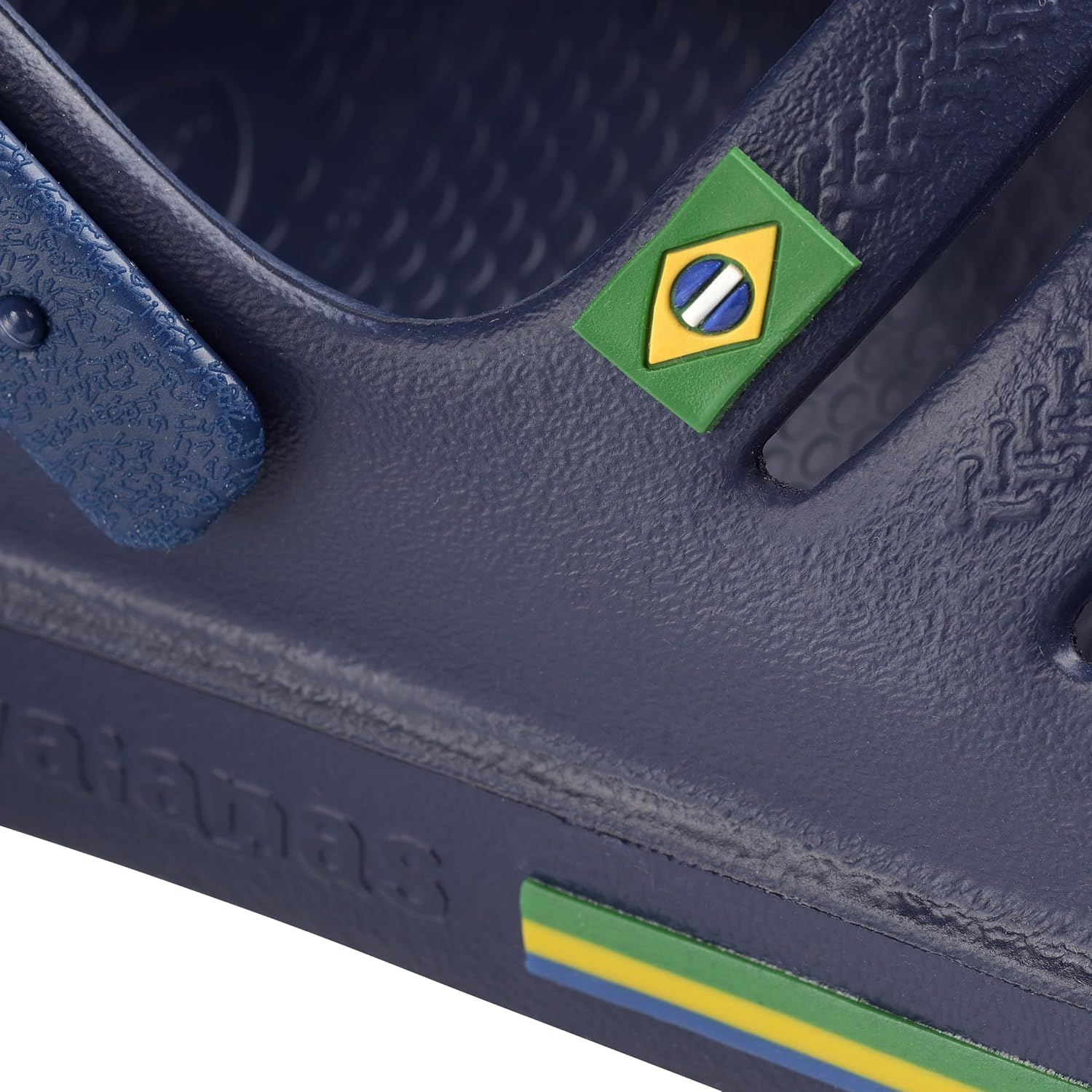 Thumbnail 4 de Havaianas Kids Clog Brasil in blu navy: zoccoli unisex per bambini e ragazzi
