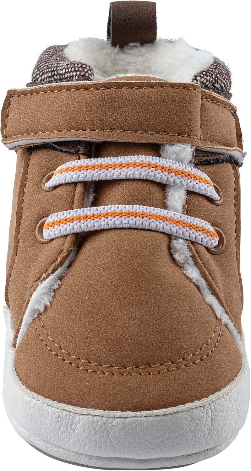 Thumbnail 2 de Sterntaler Babyschuh aus Kunstleder-Gefwebe für Jungen – mit elastischen Schnürbändern, Klett & rutschfester Sohle