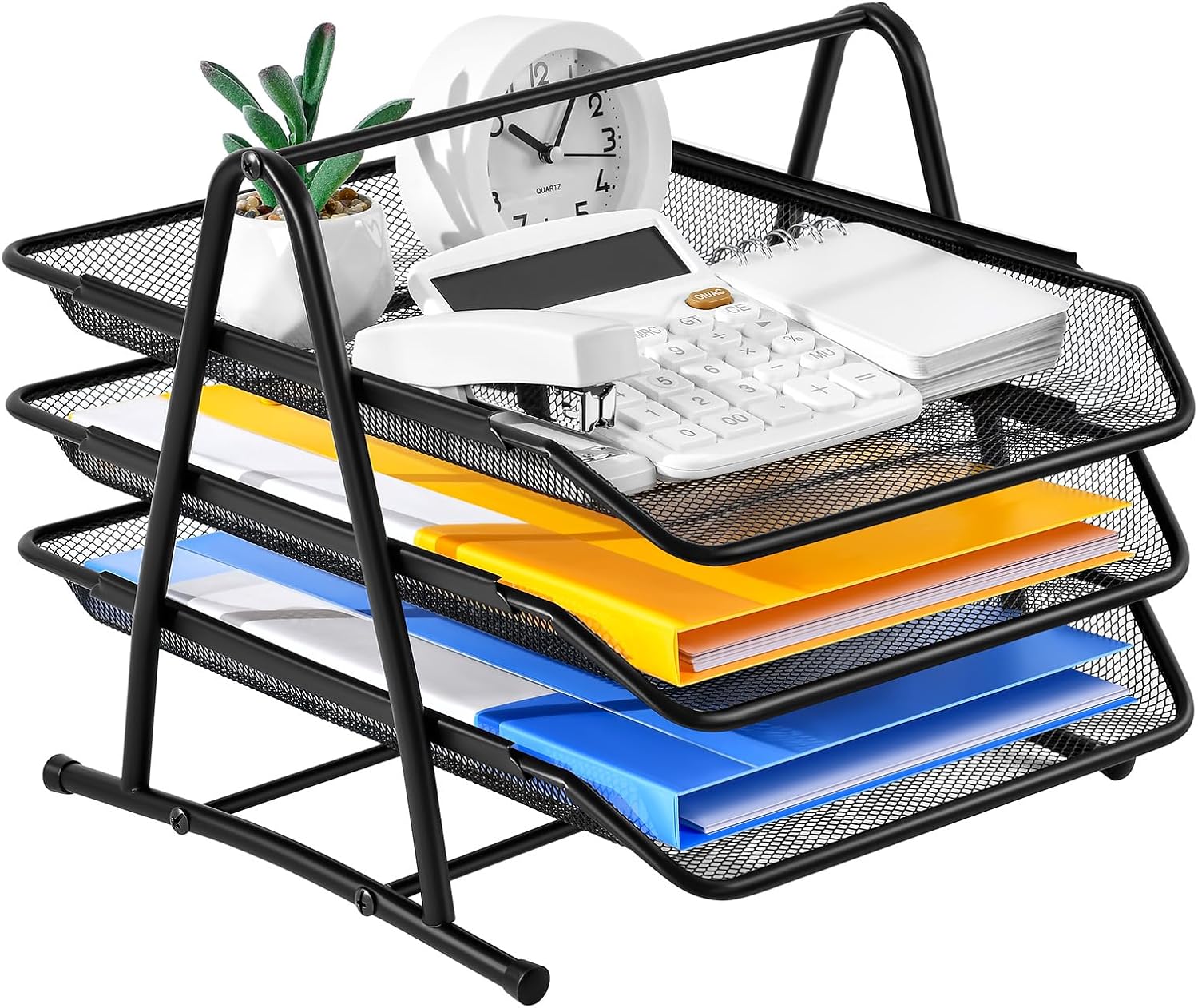 Thumbnail 6 de Marbrasse Schreibtisch-Organizer Stapelbar 4 Ablagen 📁