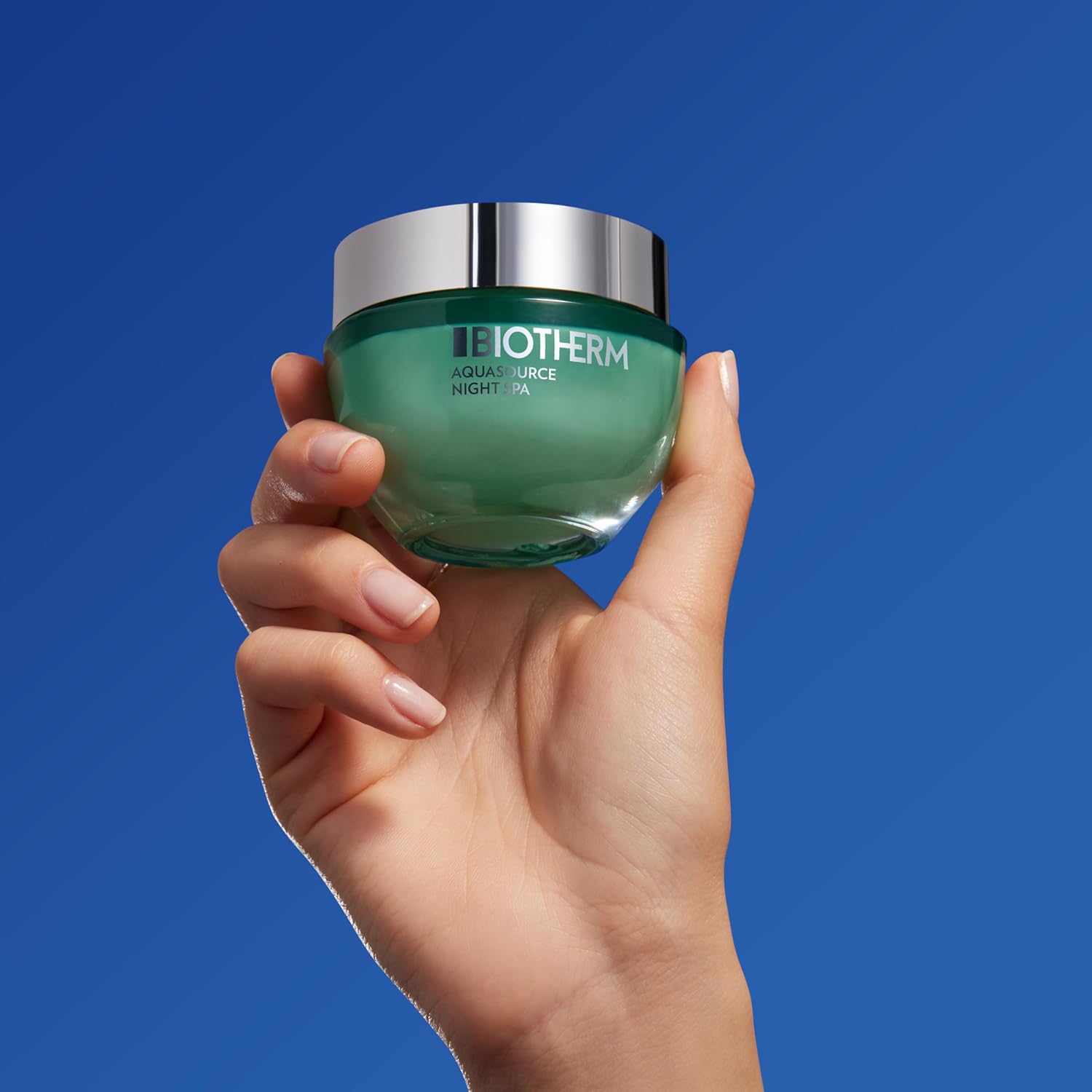 Detalle de Biotherm Aquasource Night Spa Nachtcreme – Tiefenhydration mit Spa-Effekt (50 ml)