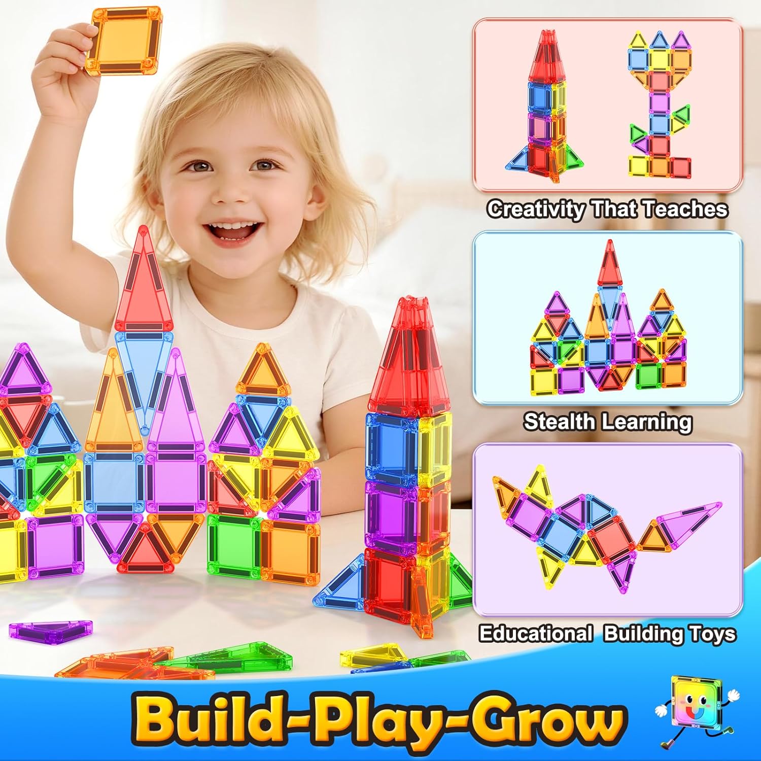 Thumbnail 5 de Magnetic Tiles Set 3–8 Years Old Toys 🧩