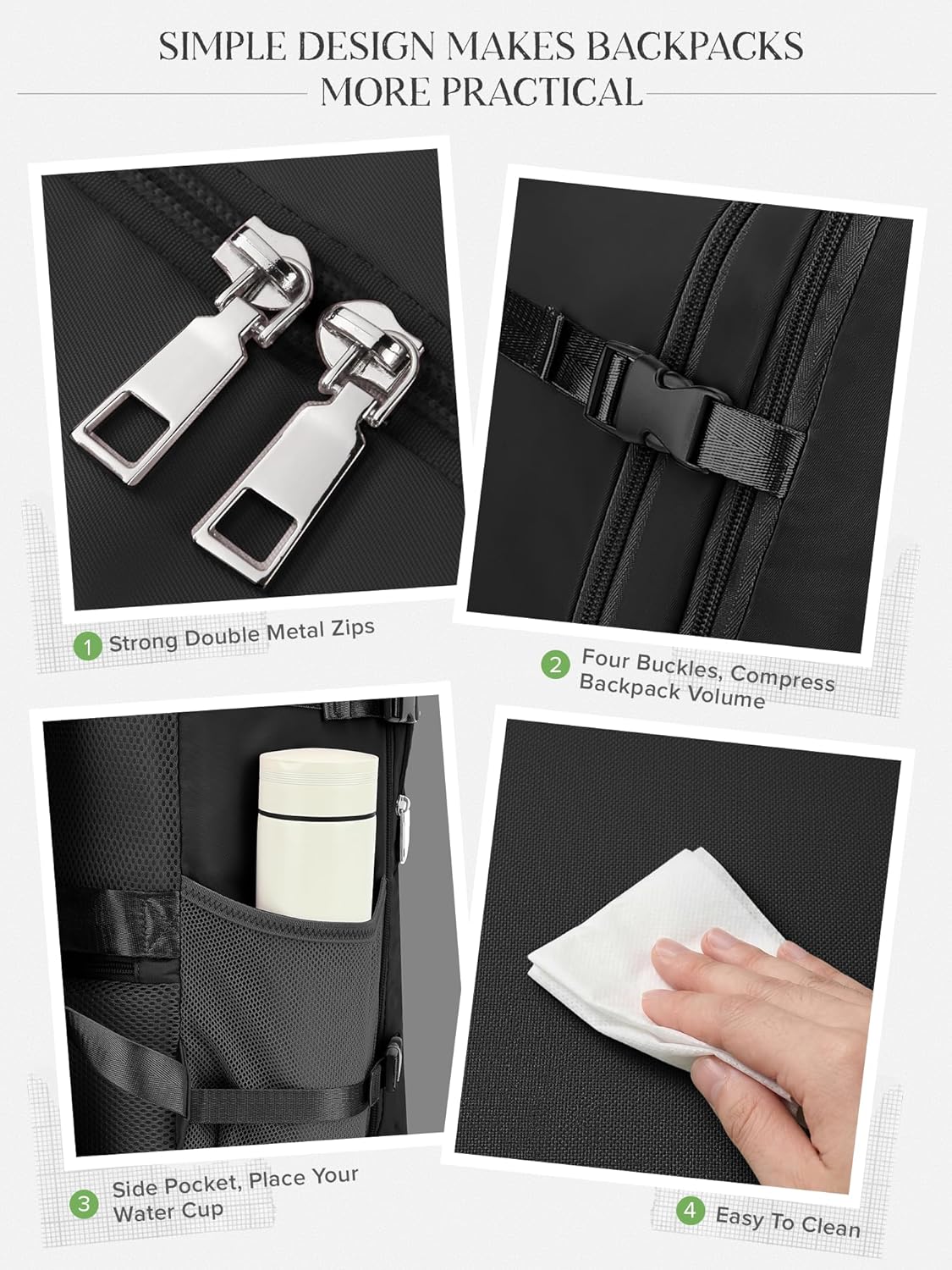 Thumbnail 6 de Hayayu Cabin Bags 22L Ryanair underseat bag