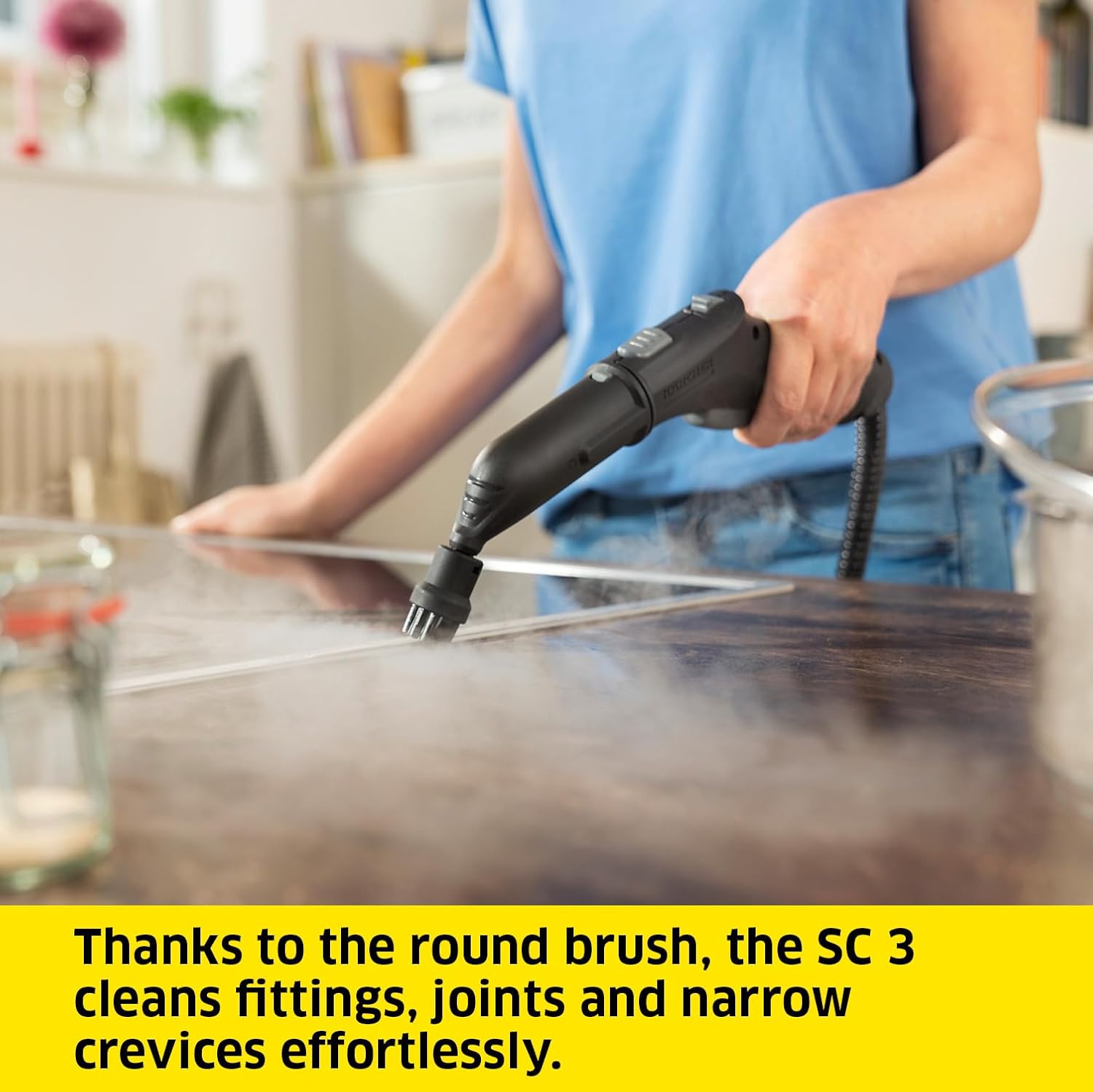 Thumbnail 6 de Kärcher SC 3 EasyFix Steam Cleaner – 1900W, 3.5 bar, 1L, 75m²