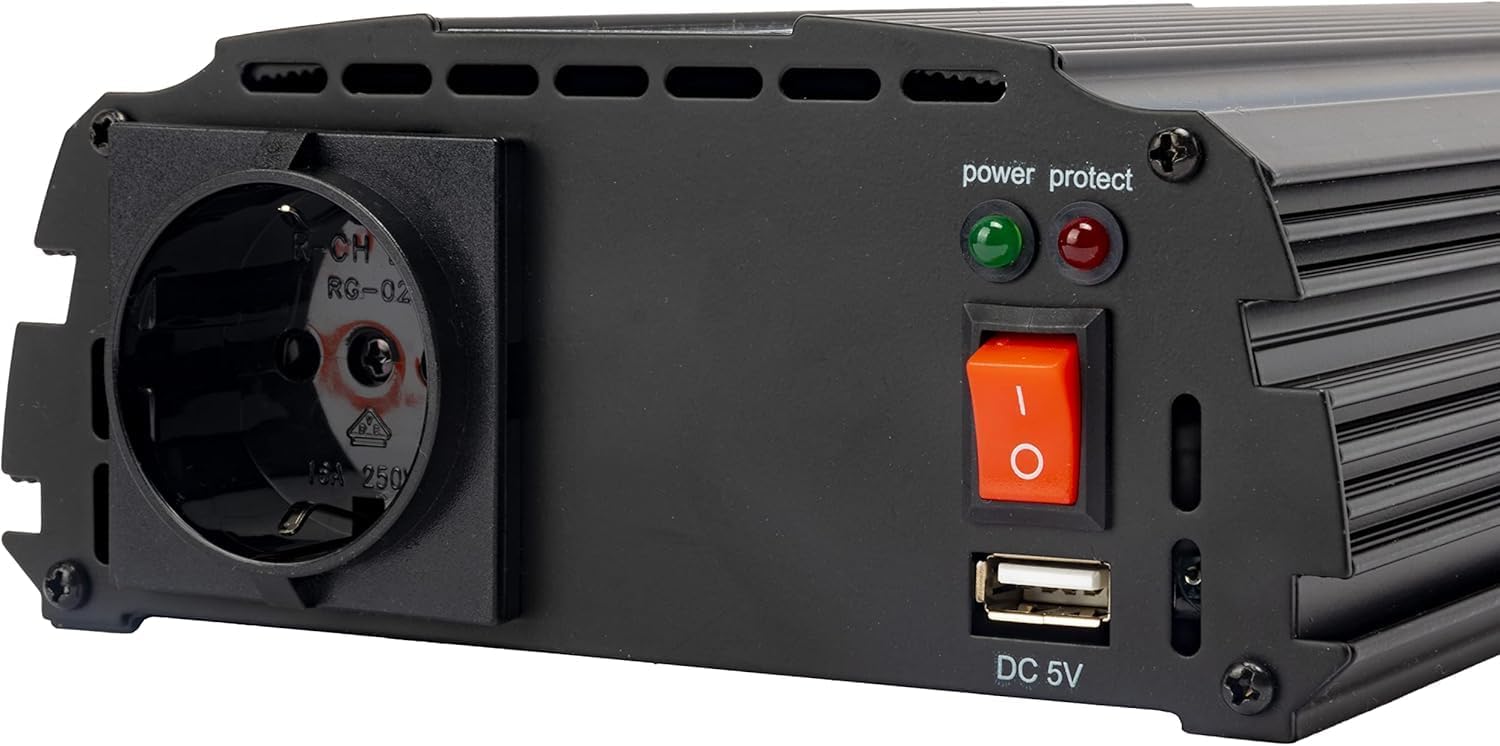 Detalle 1 de Schumacher Electric INV600 – przetwornica 12 V na 230 V, 600 W ciągłej mocy