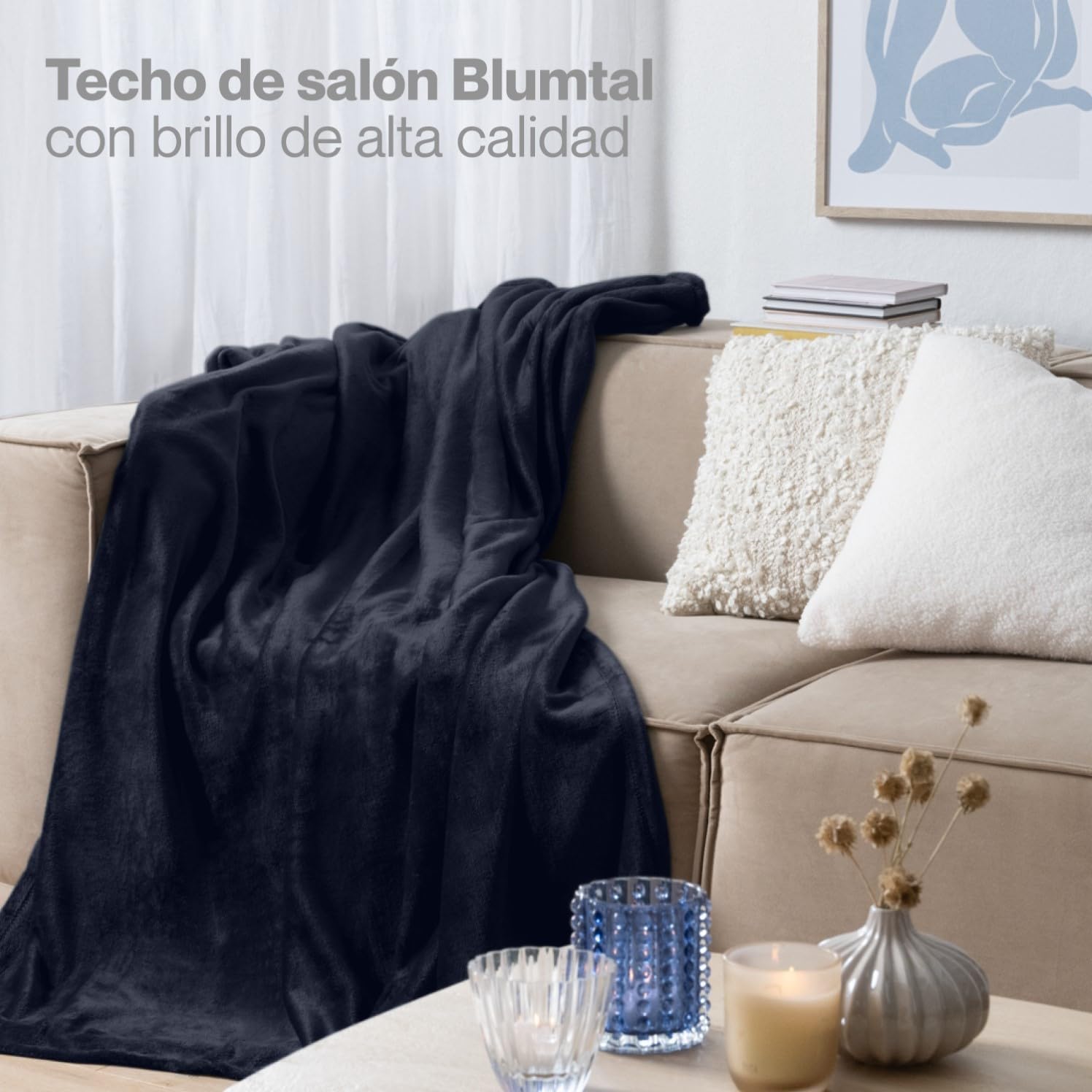Thumbnail 5 de Blumtal Manta de Microfibra Acolchada para Sofá 🛋