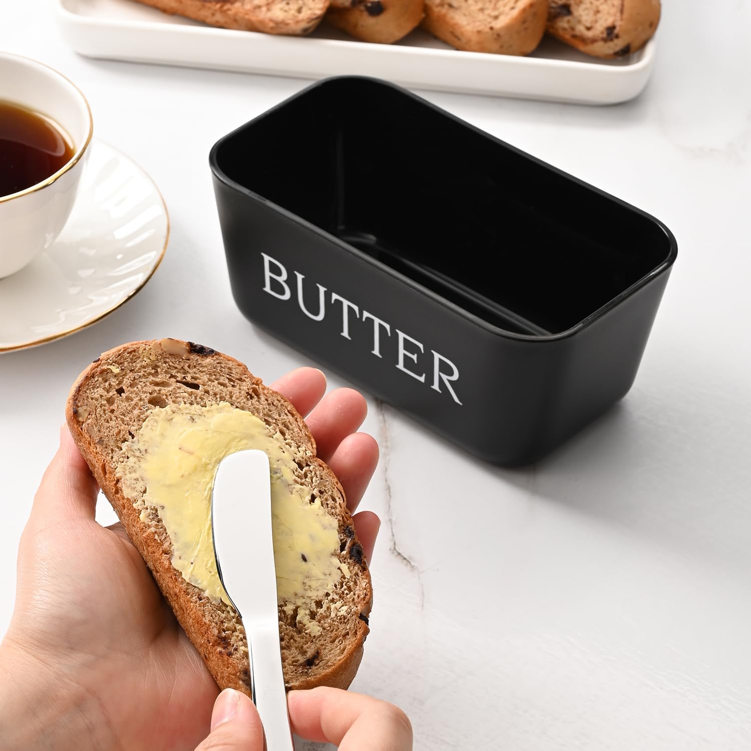 Detalle de Plastic Butter Dish with Lid