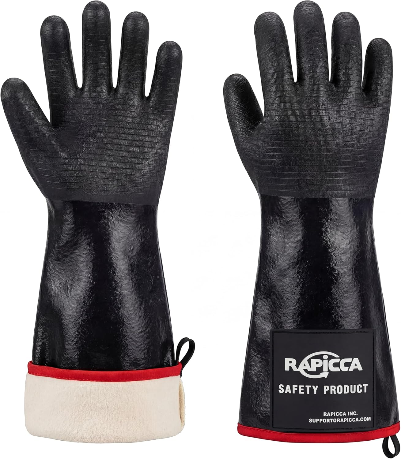 Detalle de RAPICCA BBQ gloves 14in 932℉ heat resistant