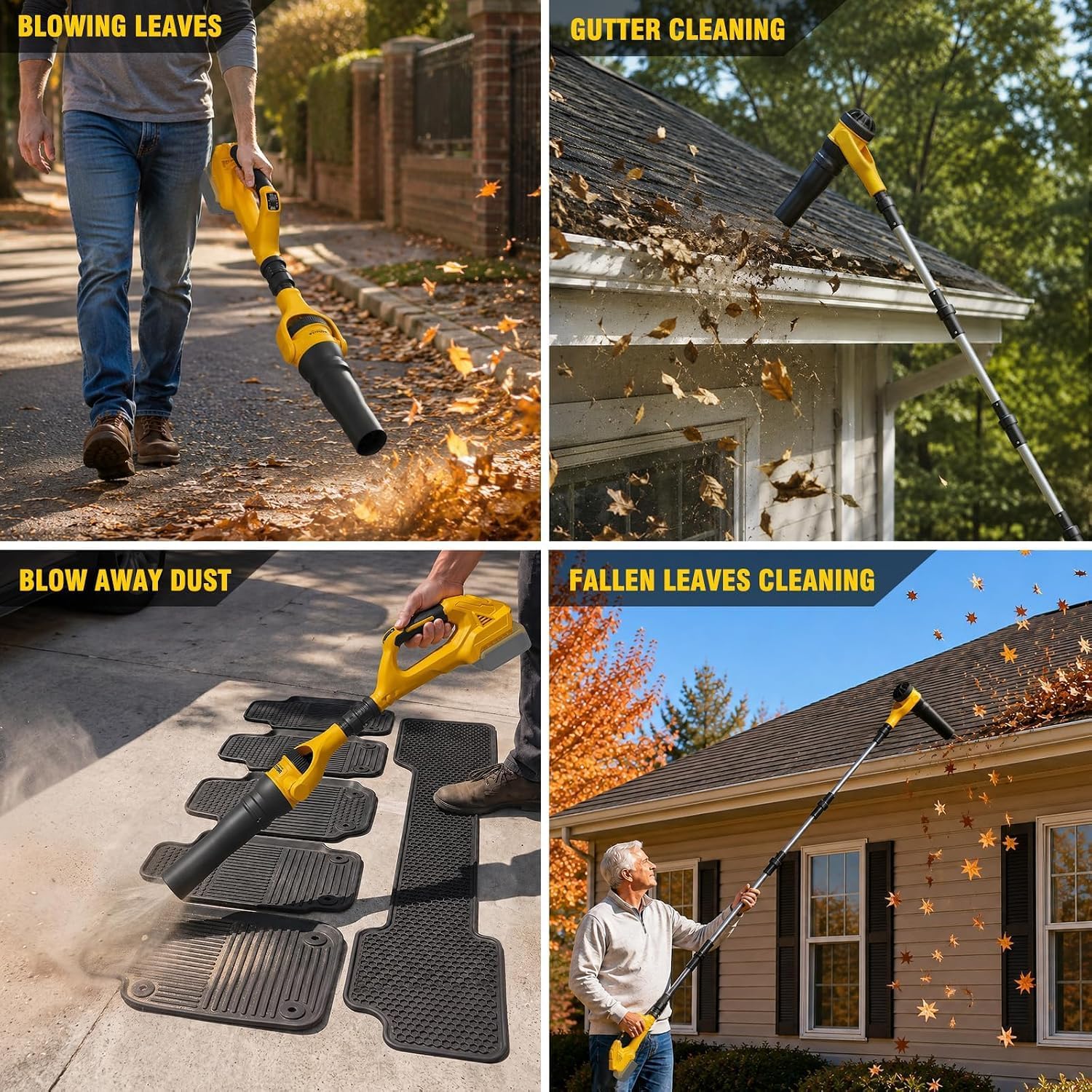 Thumbnail 5 de Cordless Pole Leaf Blower 55-Inch Extension Kit