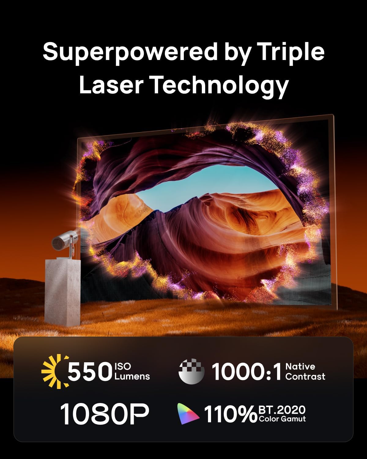 Thumbnail 2 de XGIMI MoGo 4 Laser 550 ISO Lumens portable projector 📽