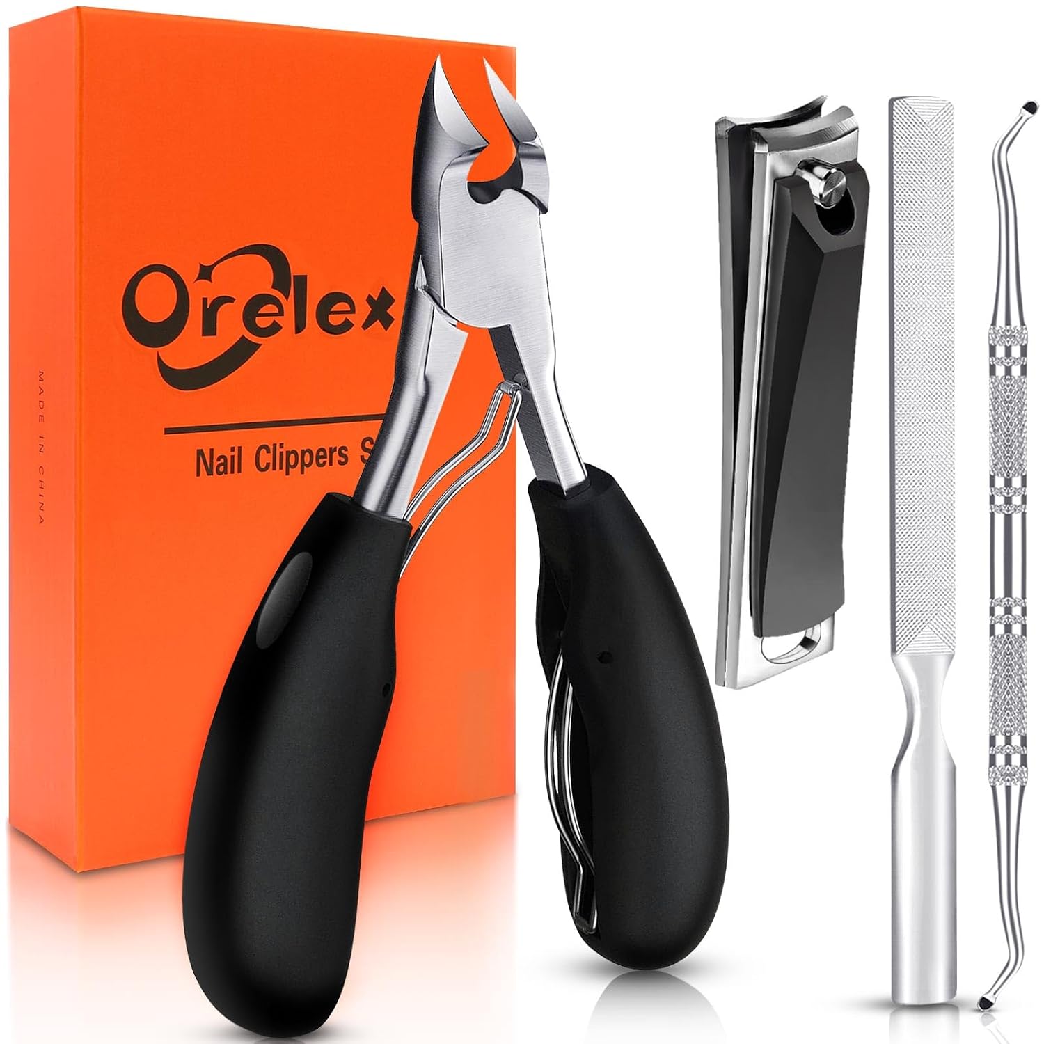 Detalle de Orelex Professional Toenail Clippers Set 4er Set