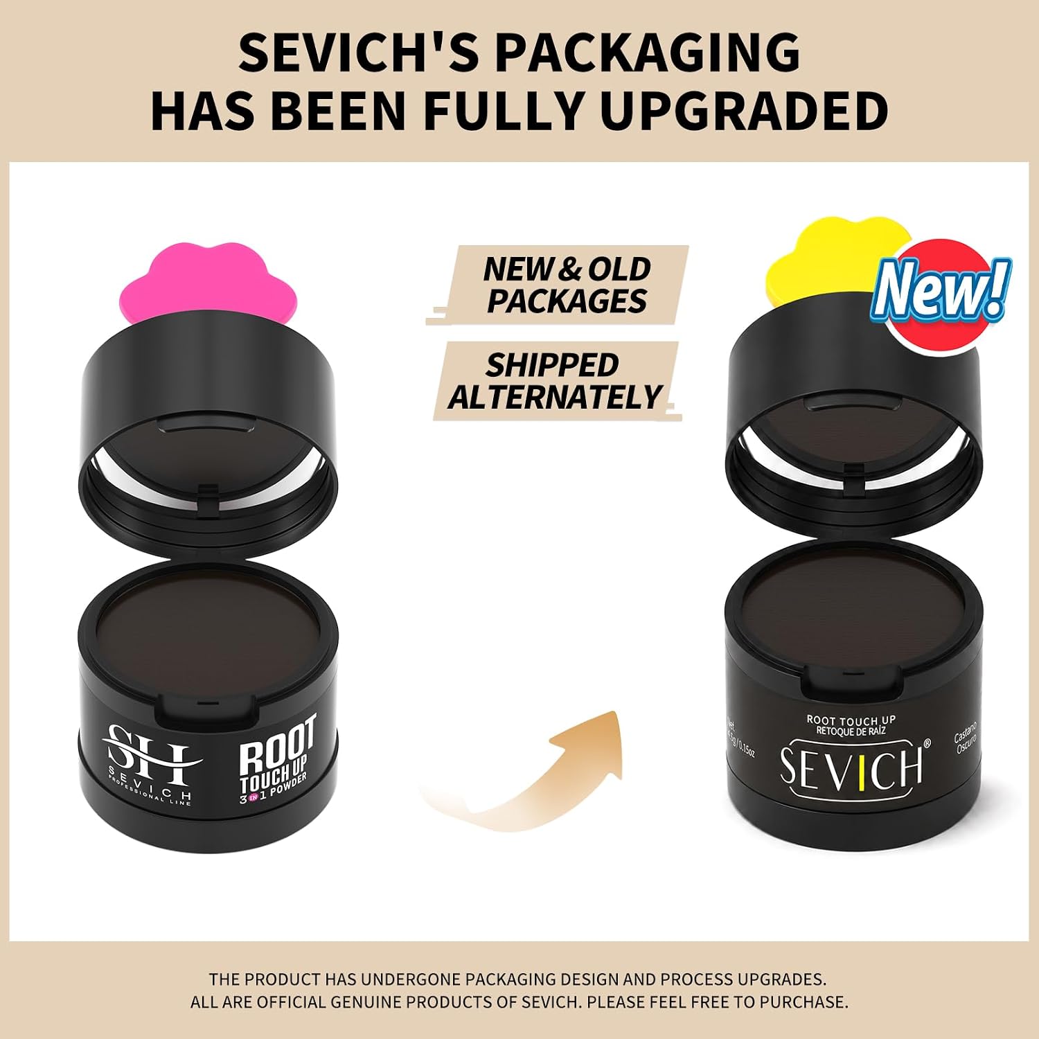 Detalle de Sevich Hairline Powder, Dark Brown